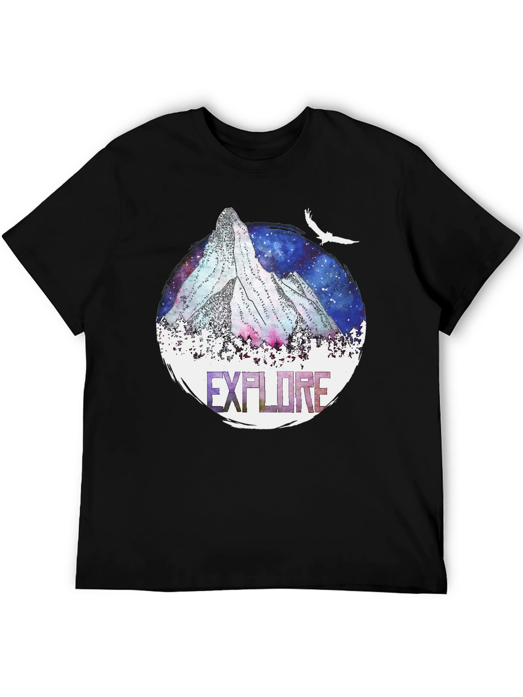 Explore Mountain Graphic T-Shirt - Adventure Ready Tee