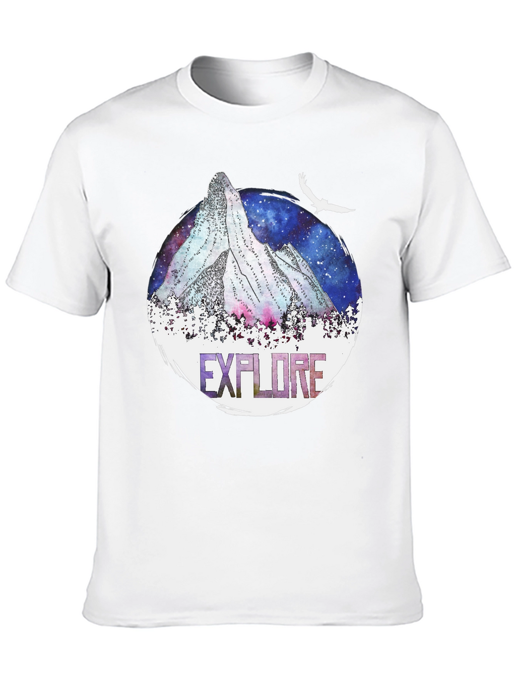 Explore Mountain Graphic T-Shirt - Adventure Ready Tee