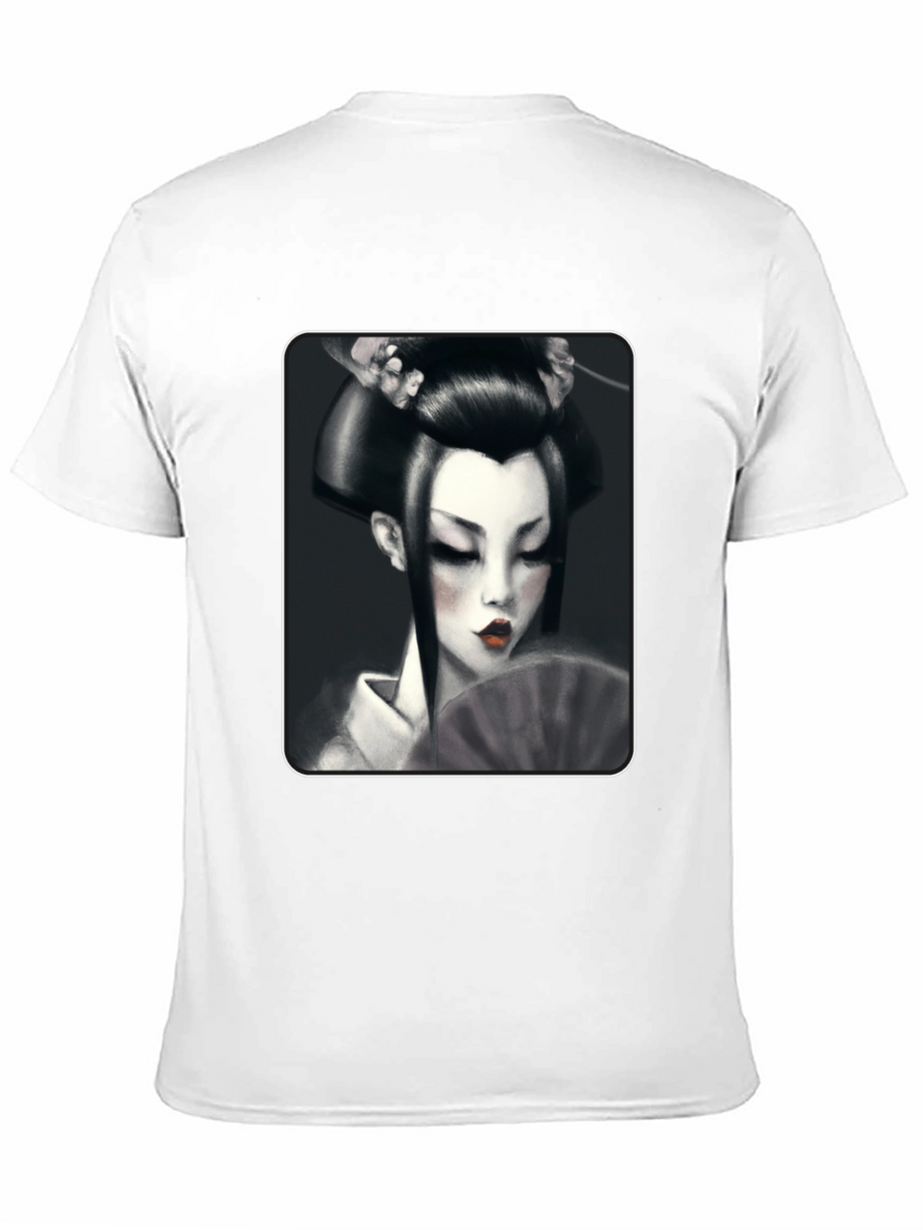 Geisha Graphic Tee - Black