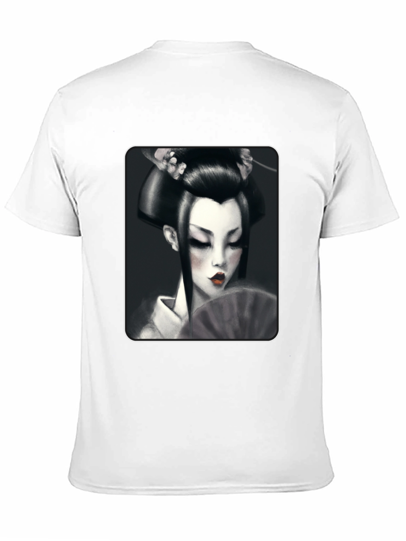 Geisha Graphic Tee - Black
