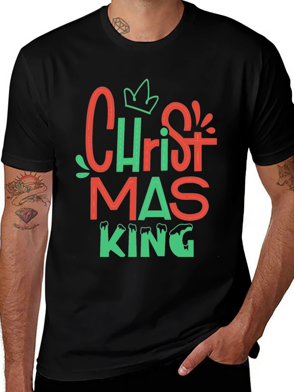Christmas King T-Shirt Holiday Tee