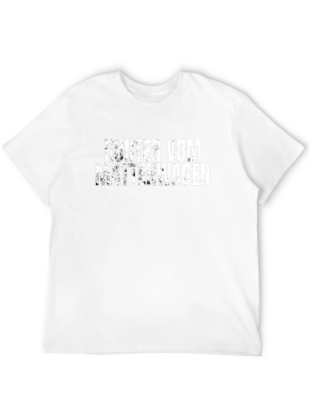 Runter Vom Mattenwagen Black Graphic Tee