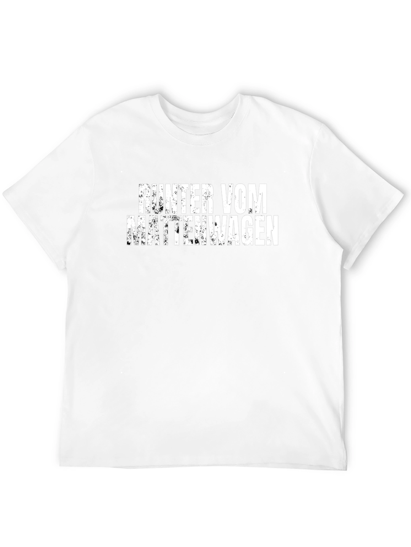 Runter Vom Mattenwagen Black Graphic Tee