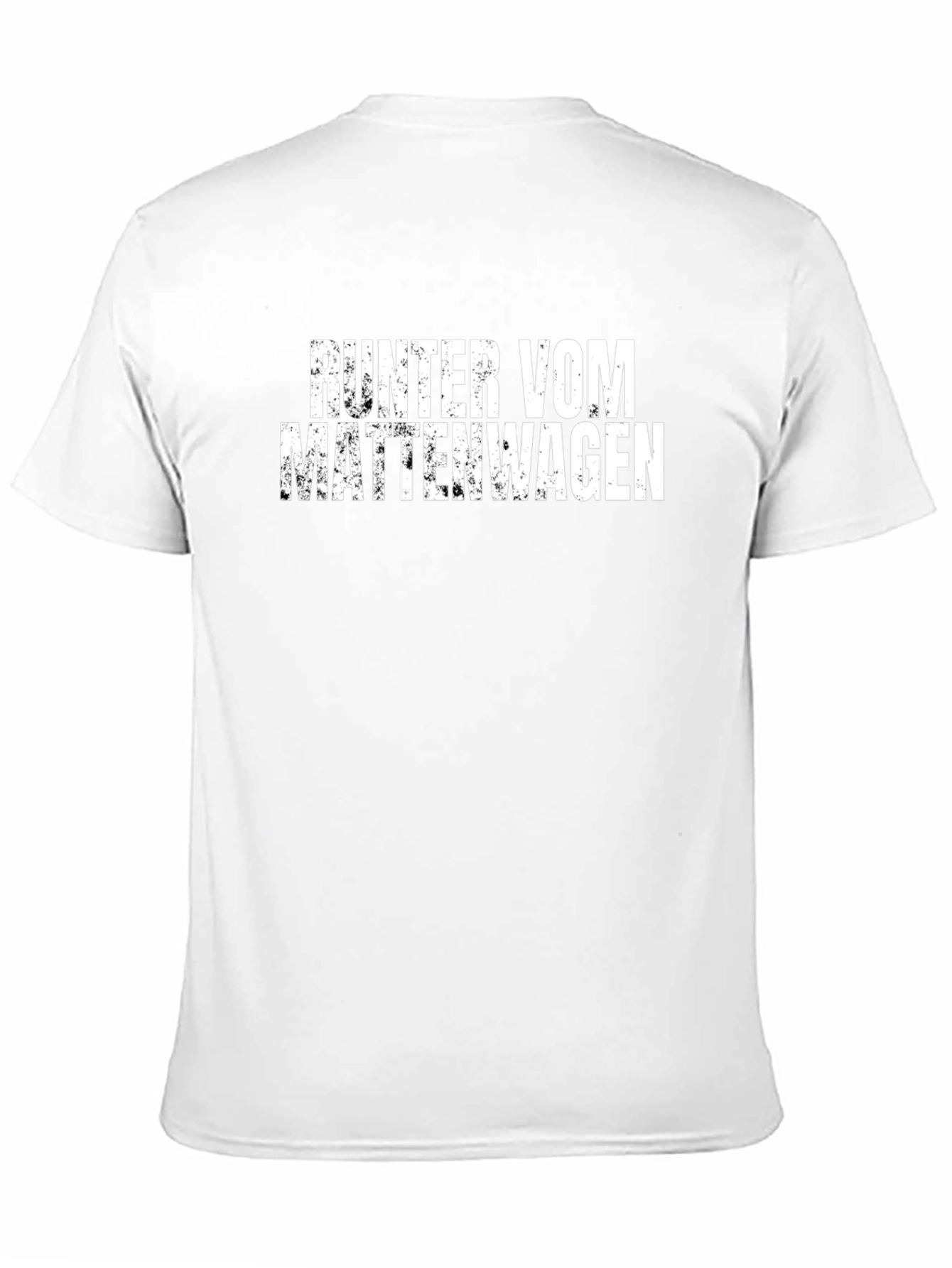 Runter Vom Mattenwagen Black Graphic Tee