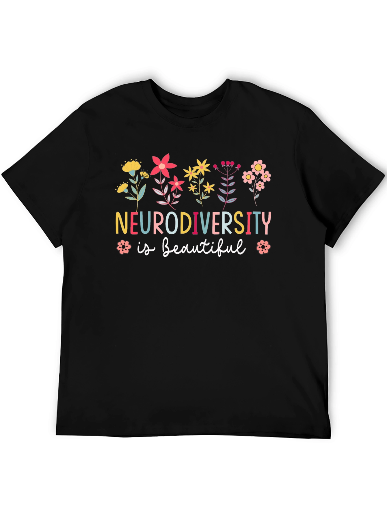 Neurodiversity is Beautiful Graphic T-Shirt