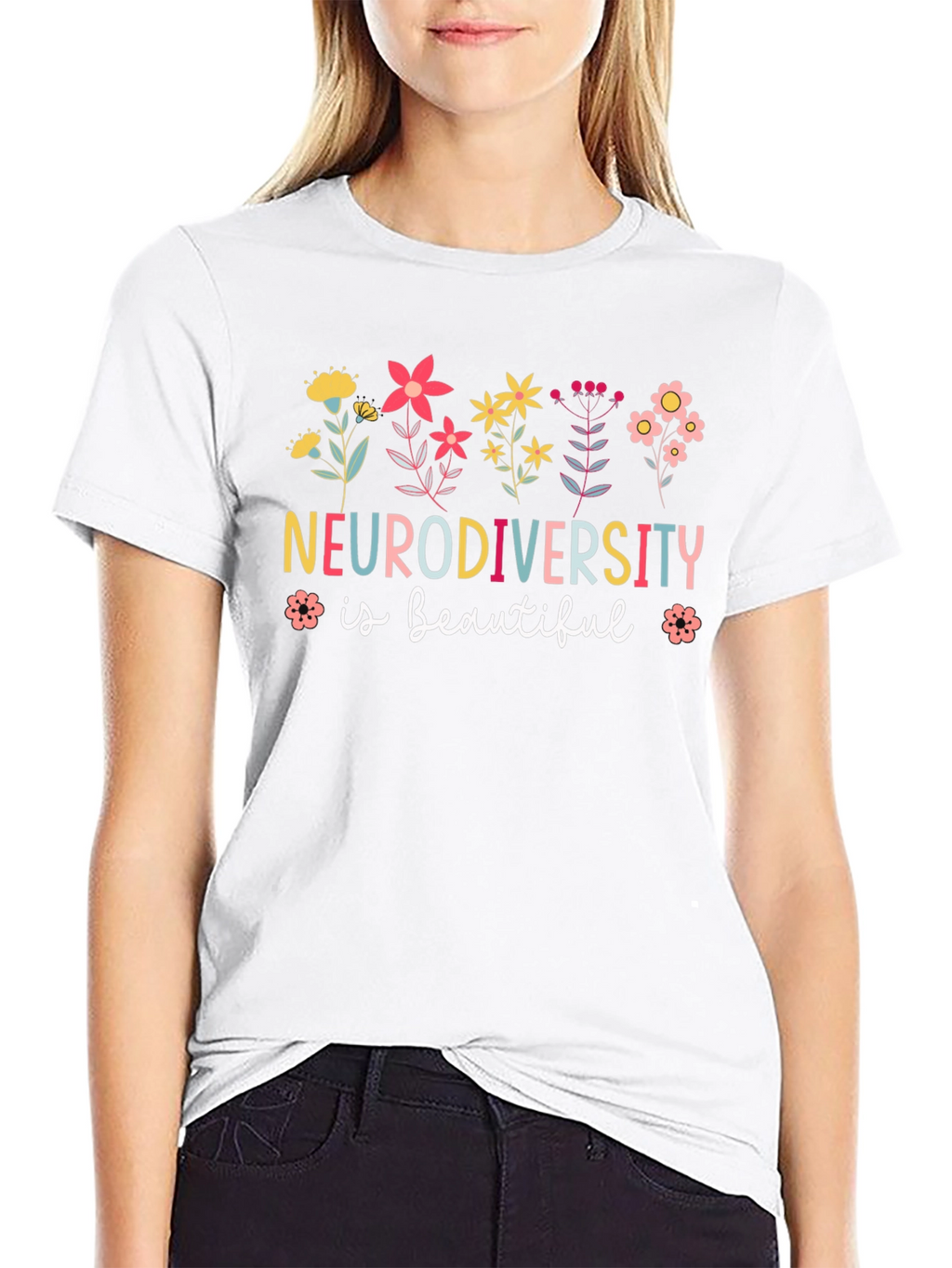 Neurodiversity is Beautiful Graphic T-Shirt