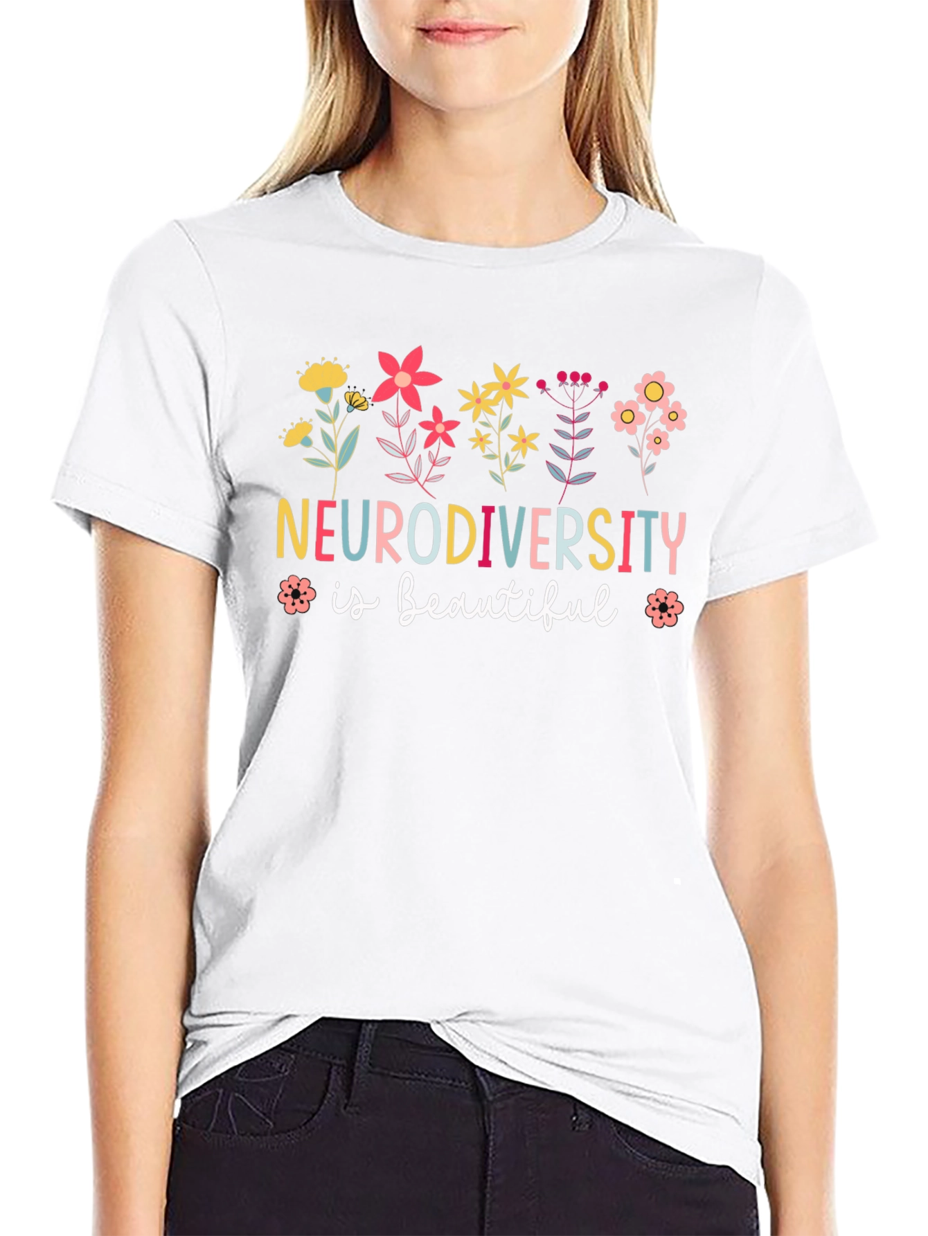 Neurodiversity is Beautiful Graphic T-Shirt