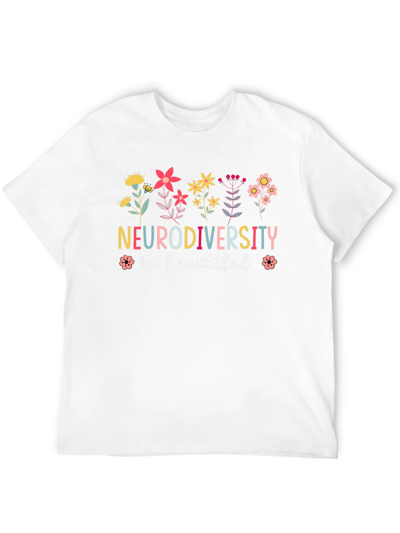 Neurodiversity is Beautiful Graphic T-Shirt