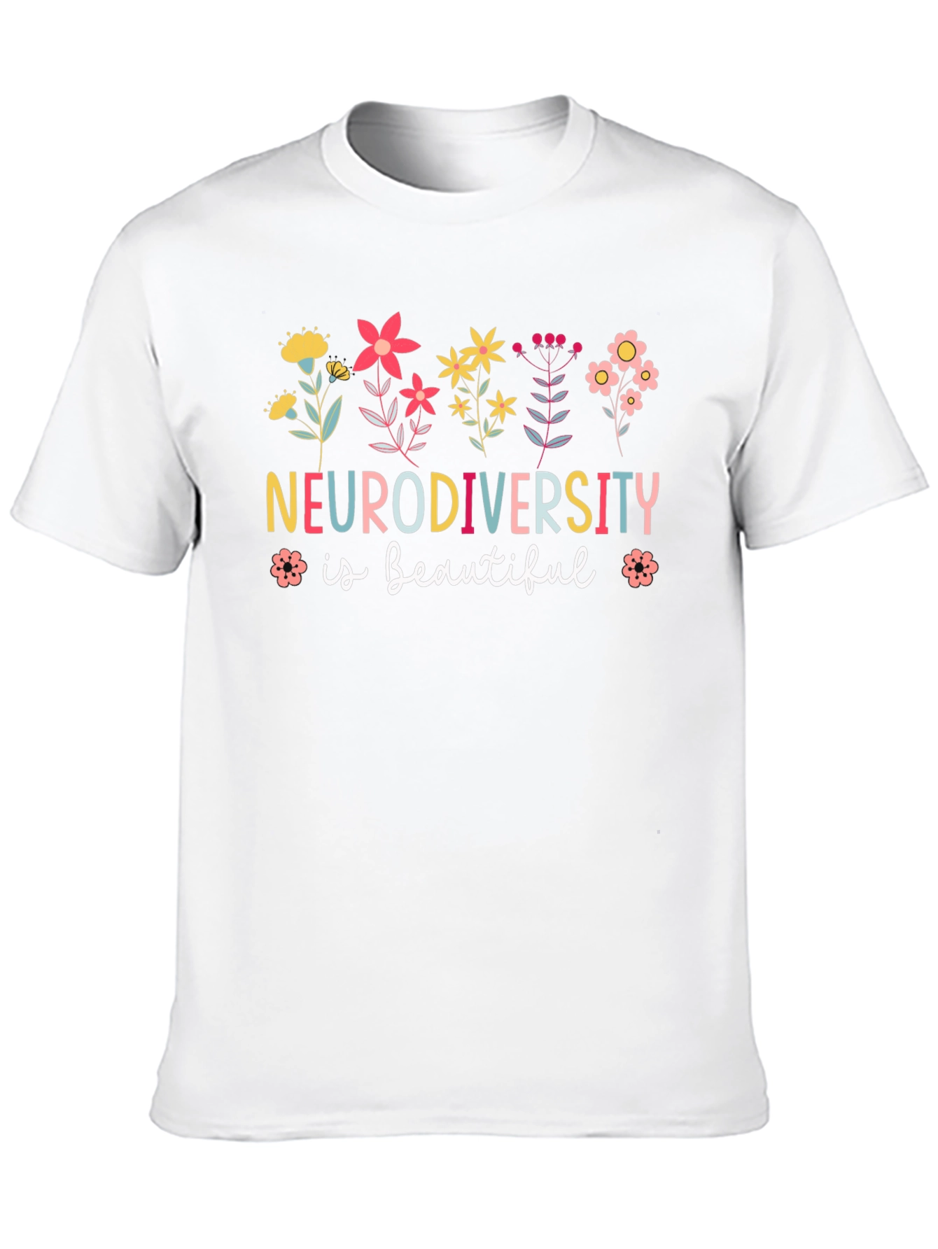 Neurodiversity is Beautiful Graphic T-Shirt
