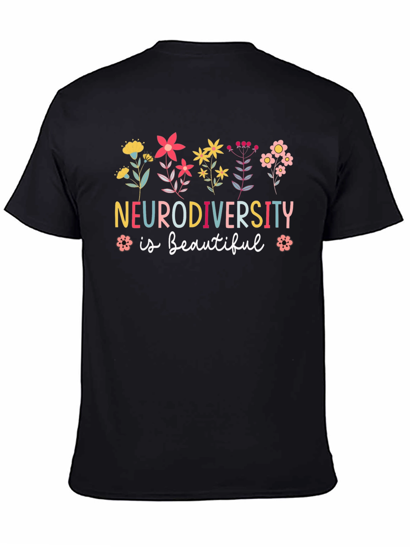 Neurodiversity is Beautiful Graphic T-Shirt