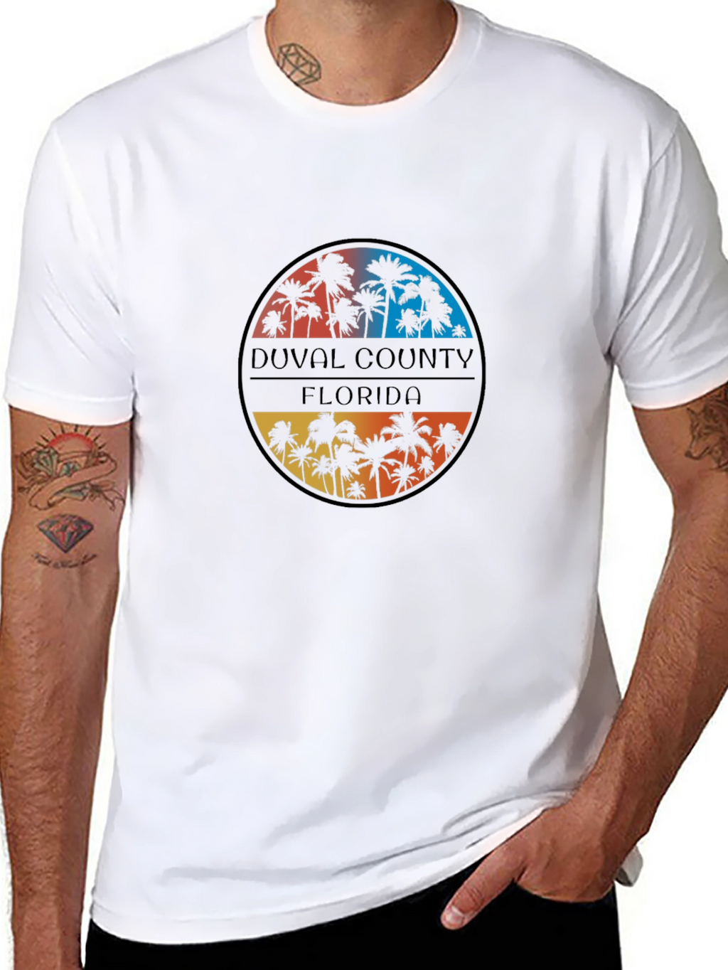 Duval County Florida Palm Tee