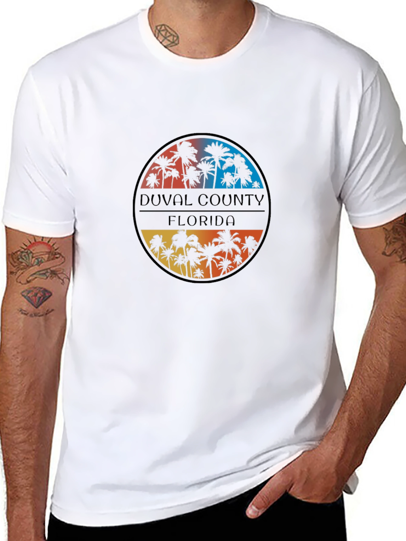 Duval County Florida Palm Tee