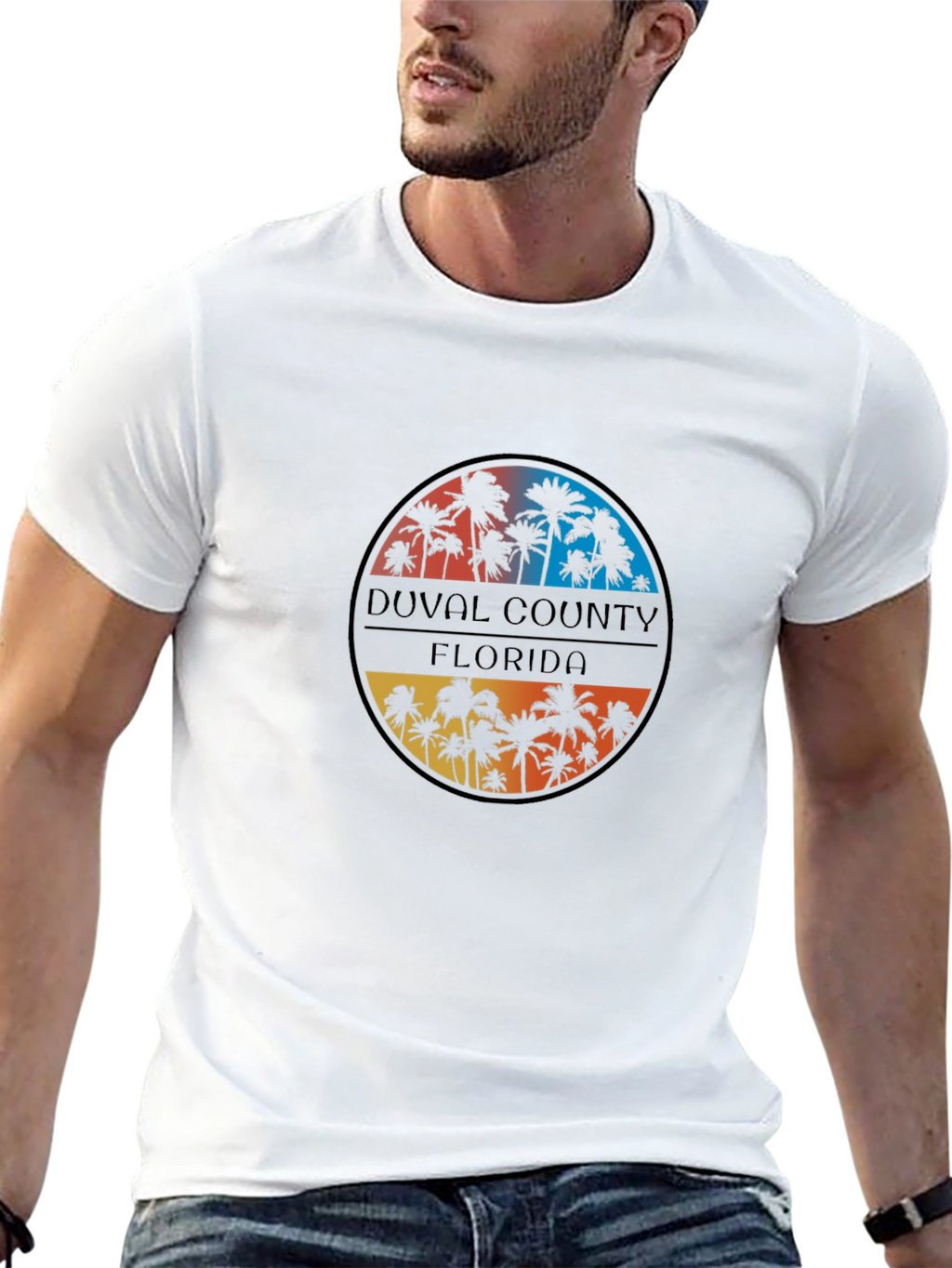 Duval County Florida Palm Tee