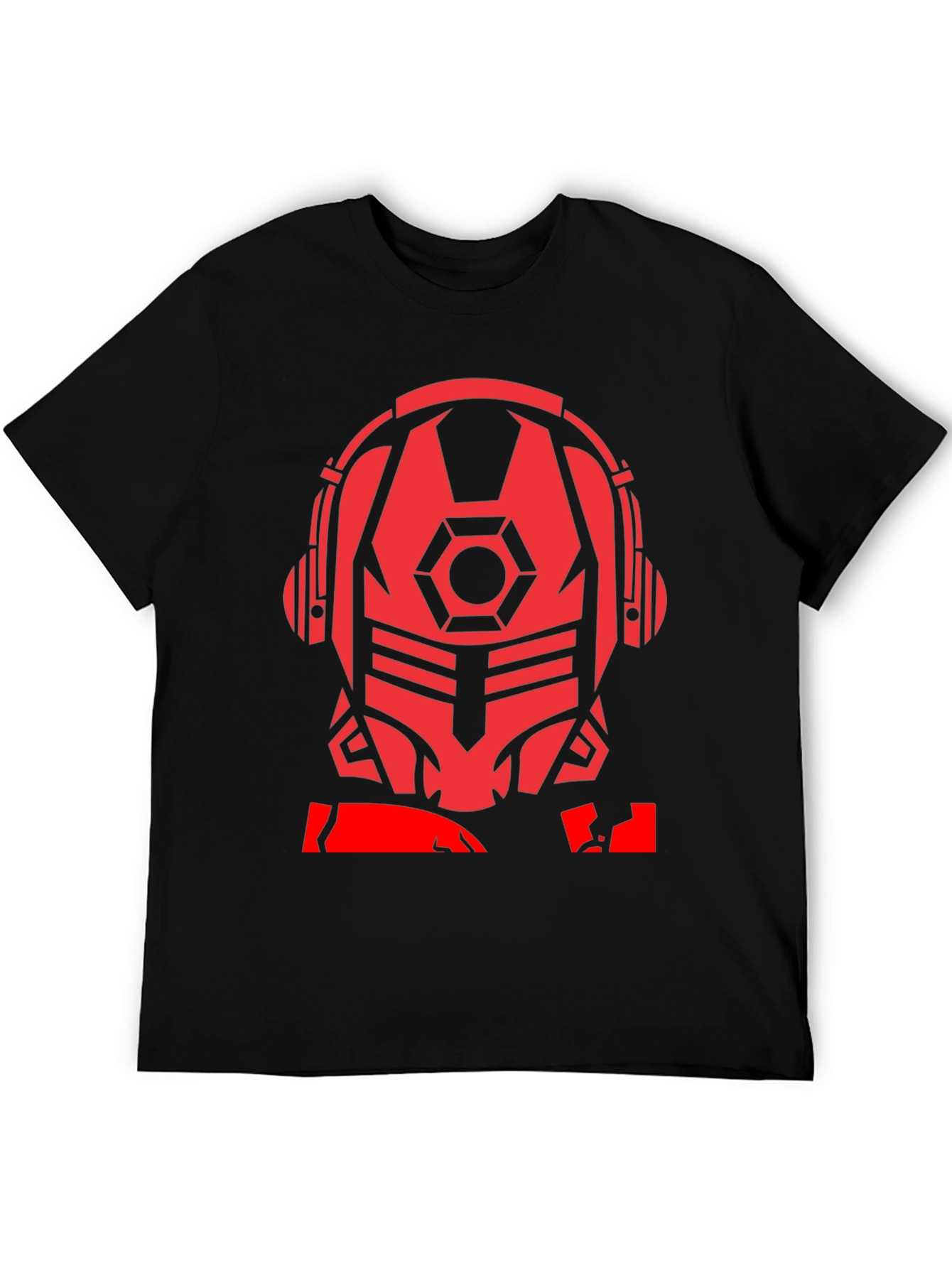 Sci-Fi Robot Headphone T-Shirt