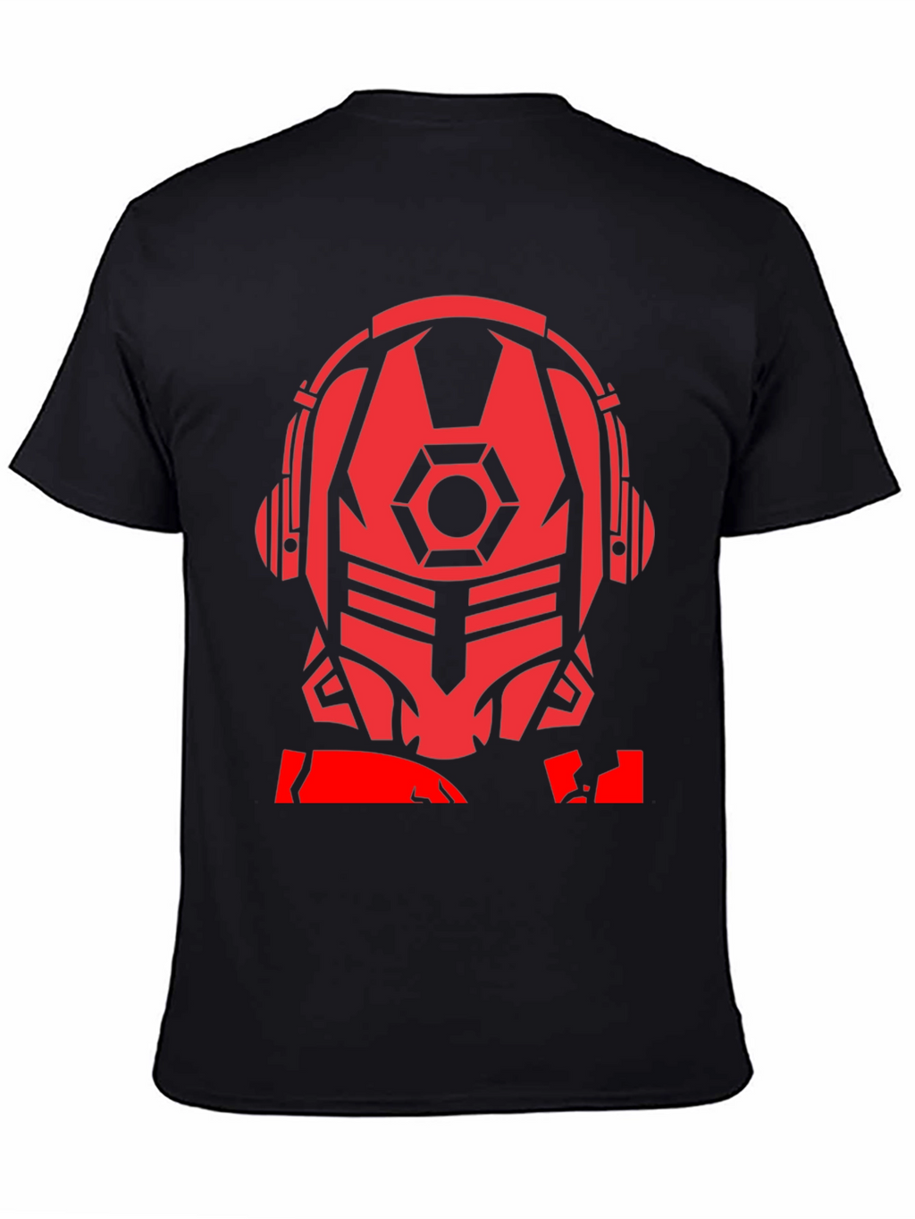 Sci-Fi Robot Headphone T-Shirt