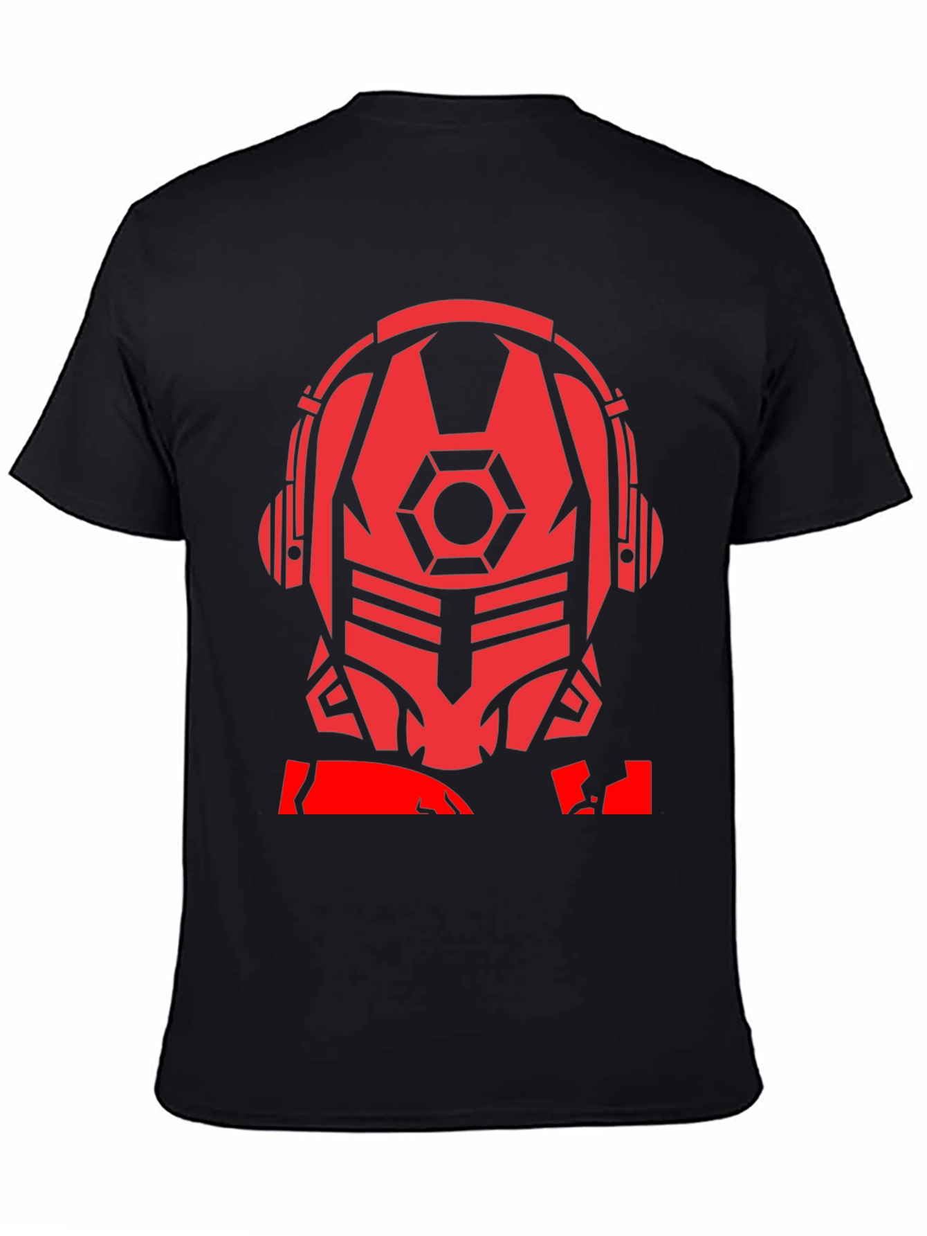 Sci-Fi Robot Headphone T-Shirt