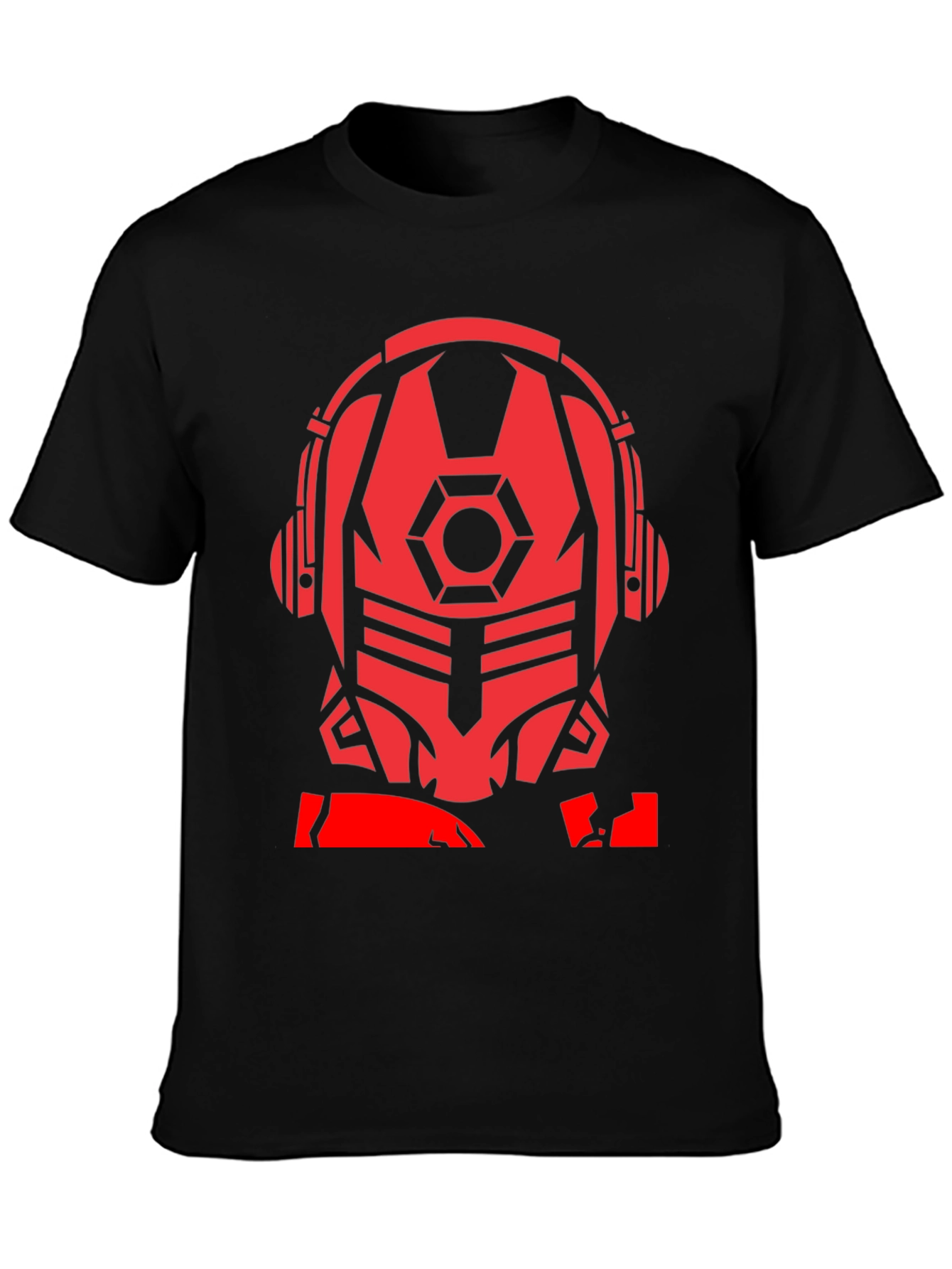 Sci-Fi Robot Headphone T-Shirt