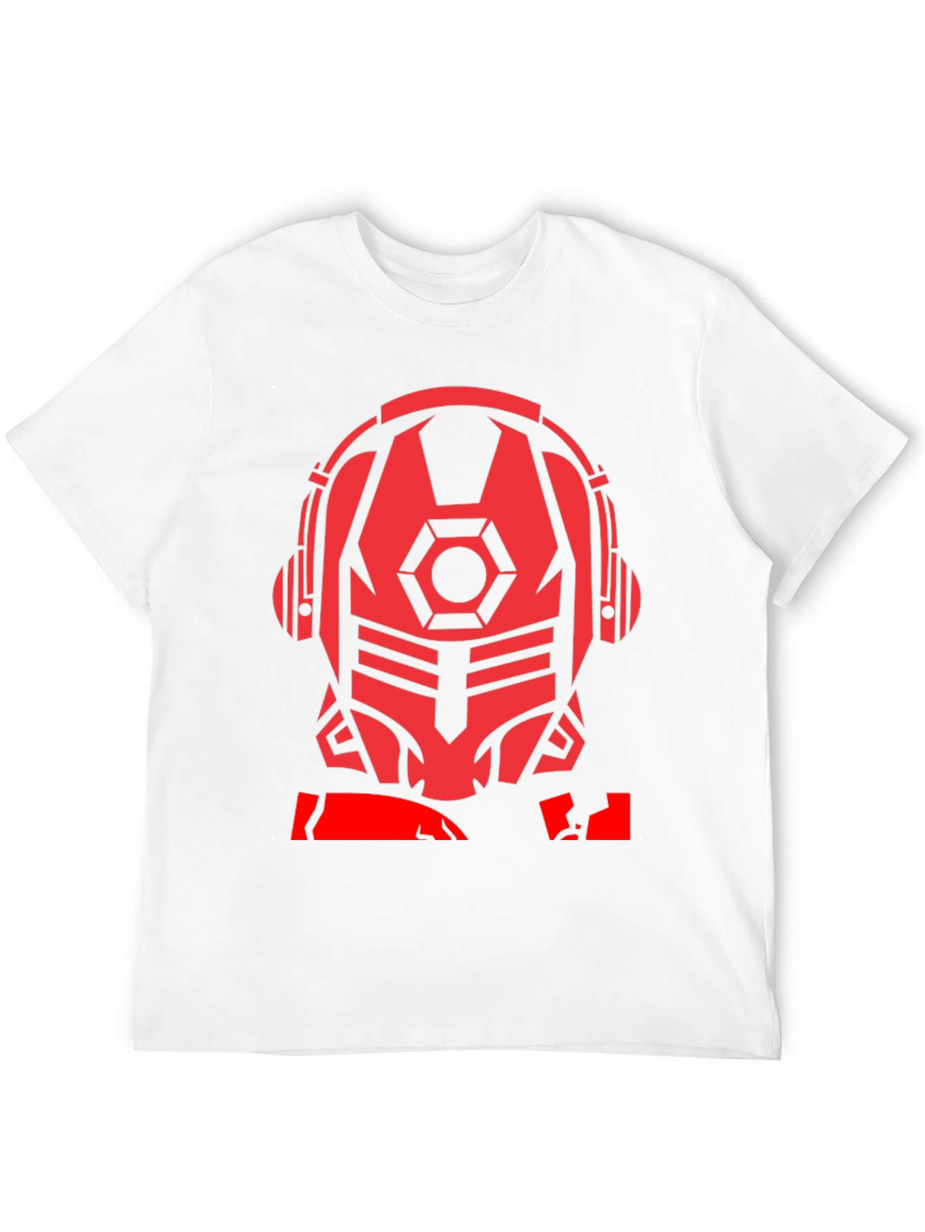 Sci-Fi Robot Headphone T-Shirt