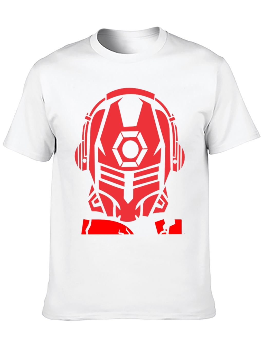 Sci-Fi Robot Headphone T-Shirt
