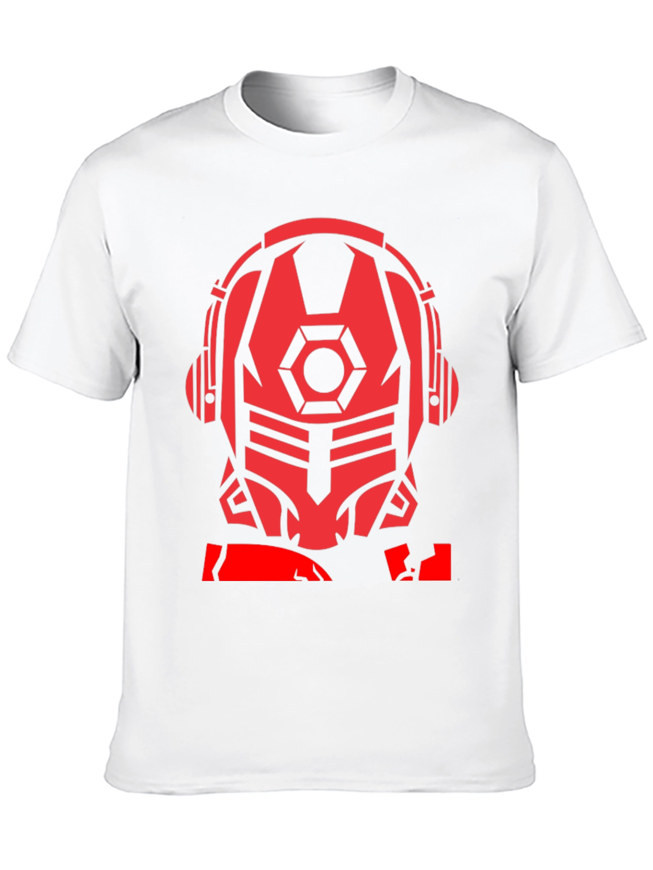 Sci-Fi Robot Headphone T-Shirt