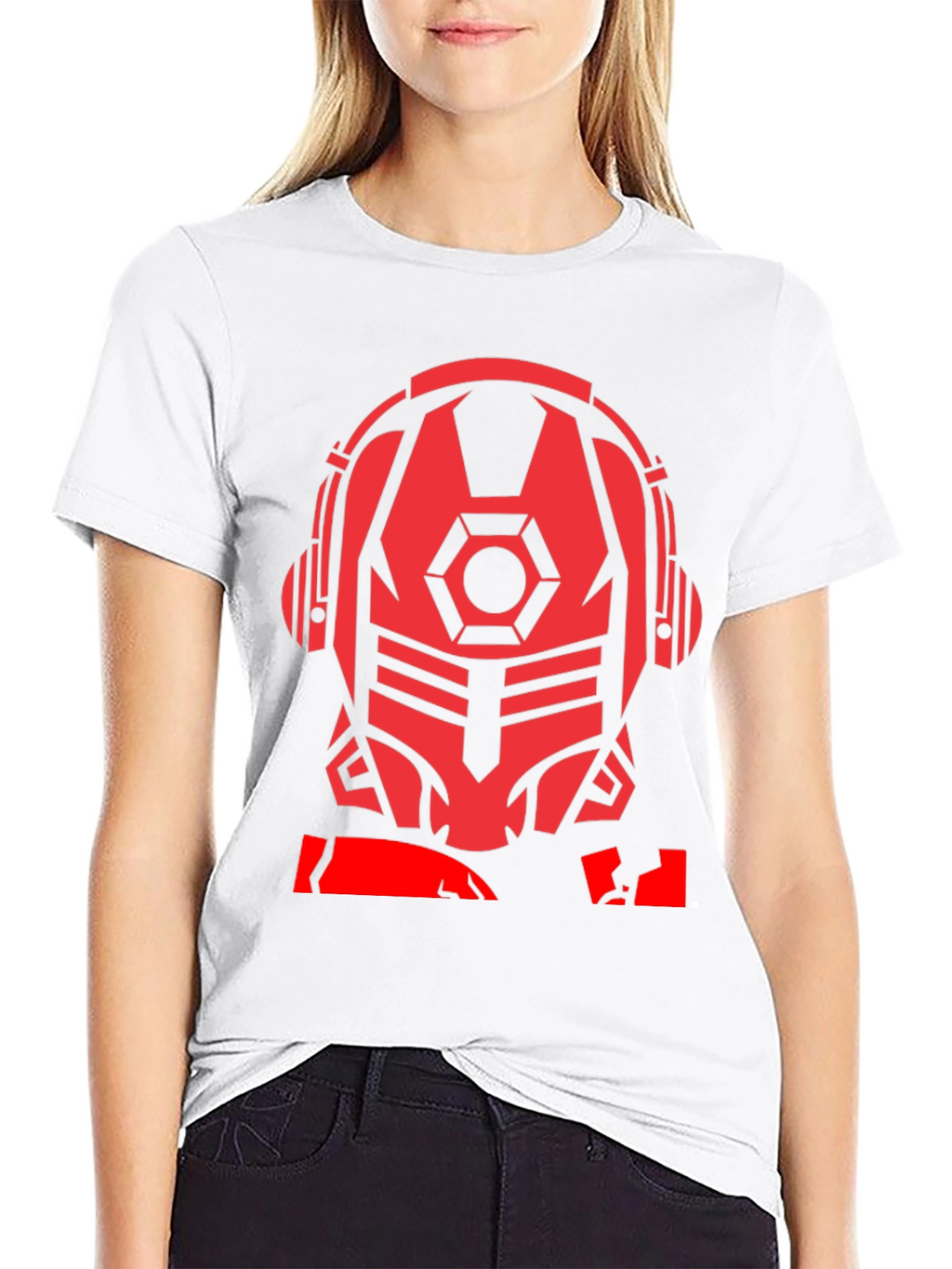Sci-Fi Robot Headphone T-Shirt
