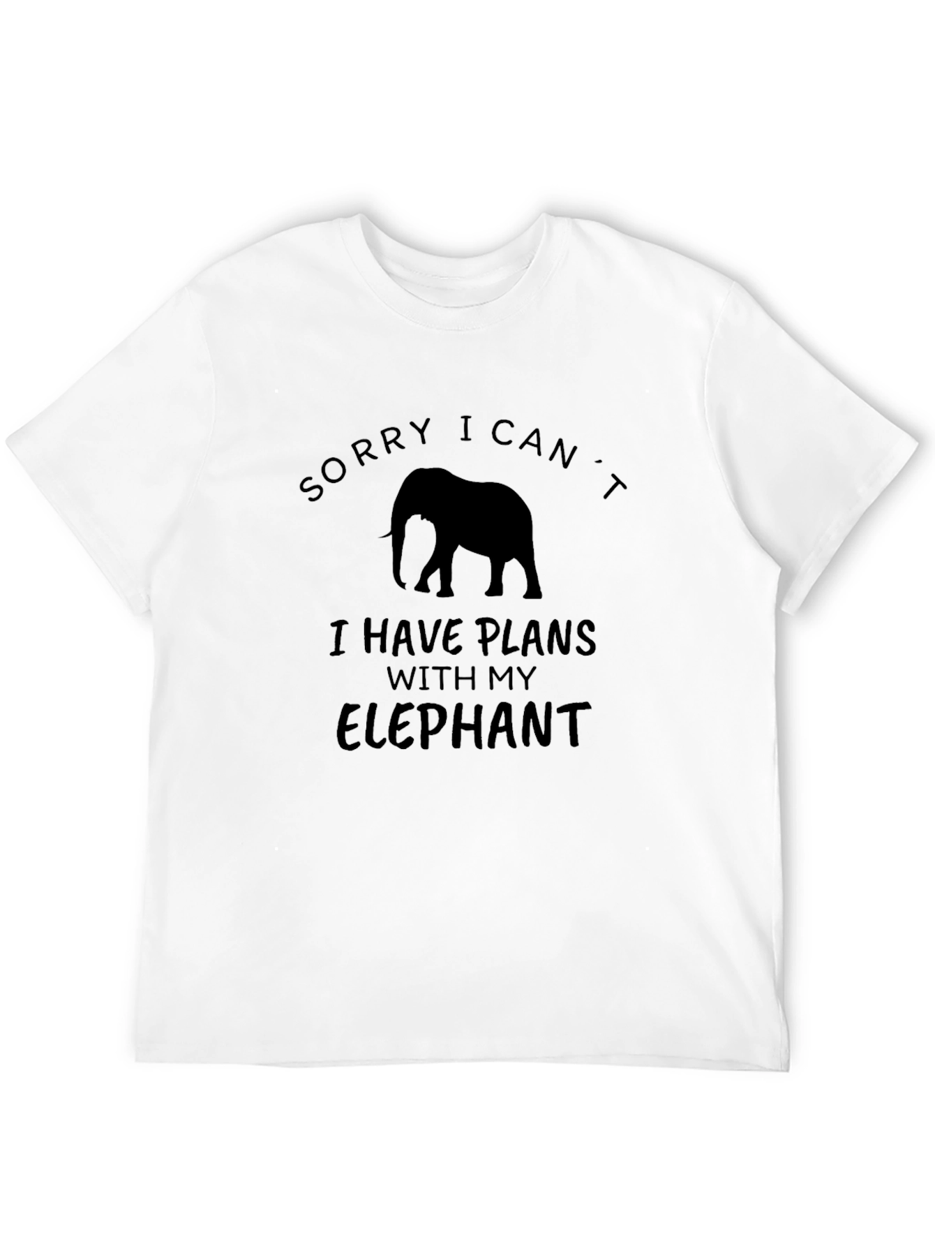 Elephant Plans Graphic Tee - Soft Cotton T-Shirt