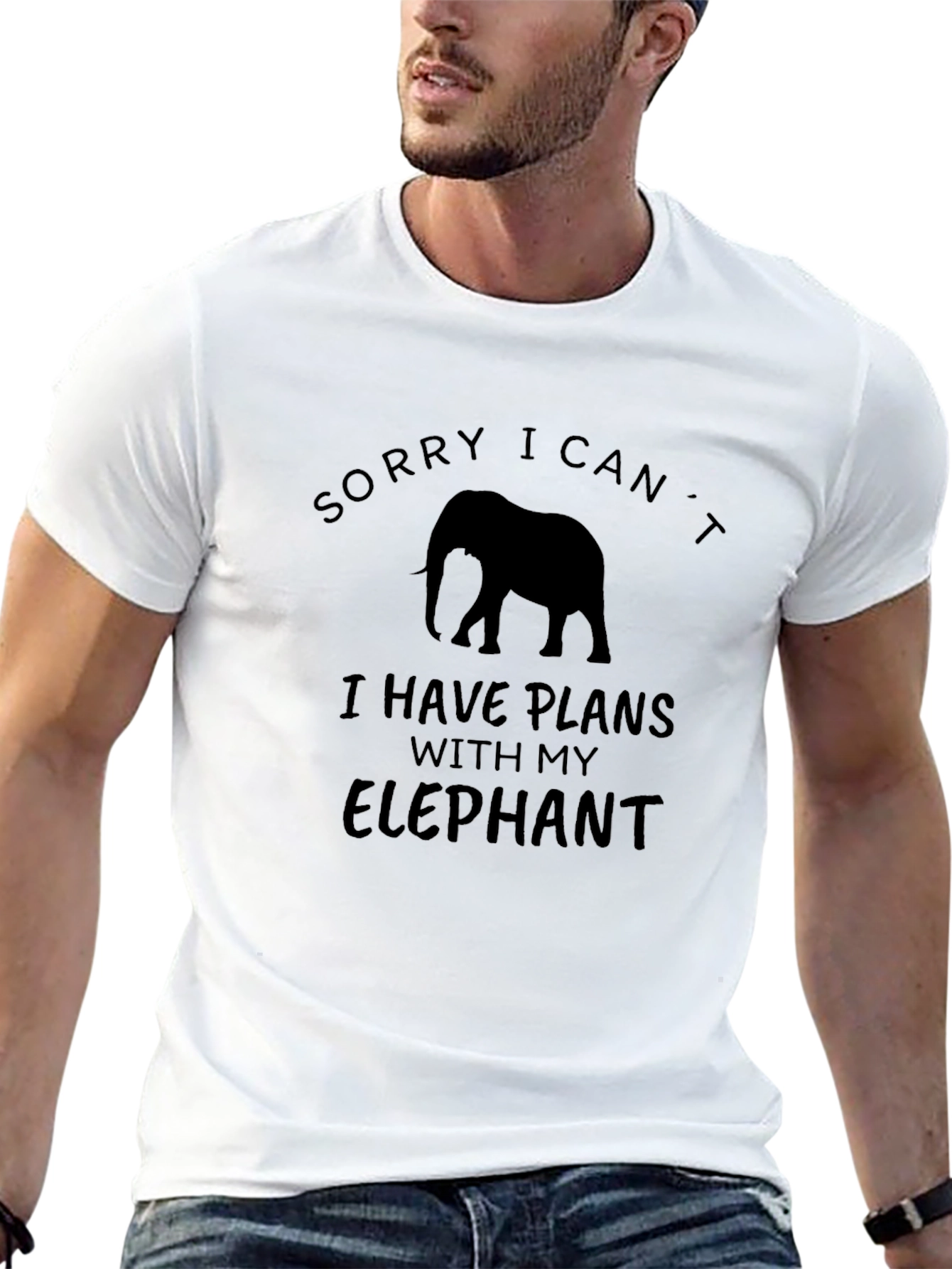 Elephant Plans Graphic Tee - Soft Cotton T-Shirt
