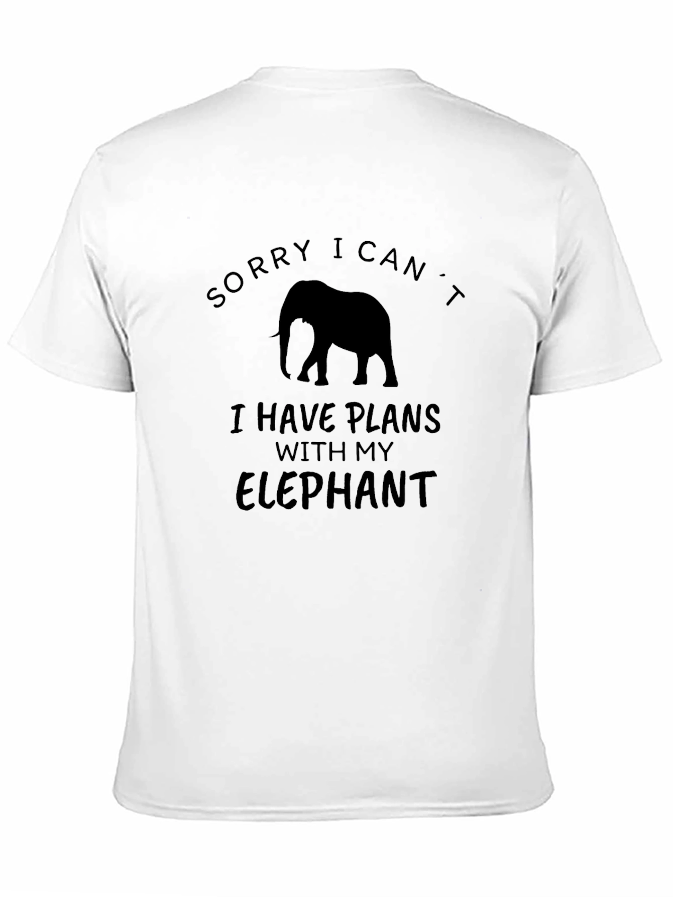 Elephant Plans Graphic Tee - Soft Cotton T-Shirt