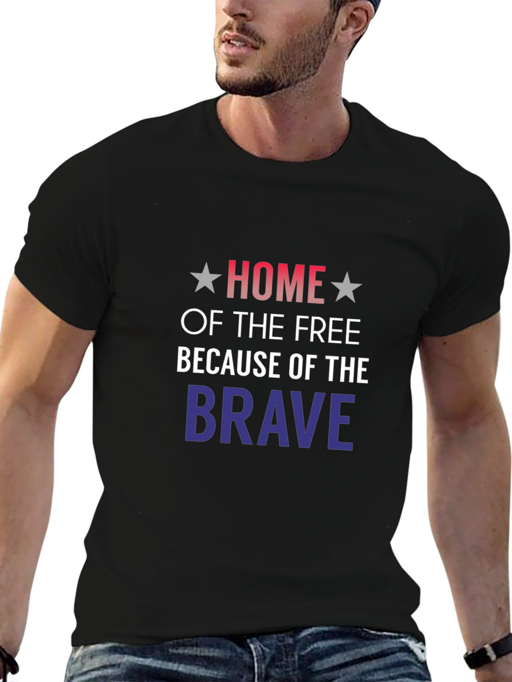 Home of the Free Patriotic T-Shirt