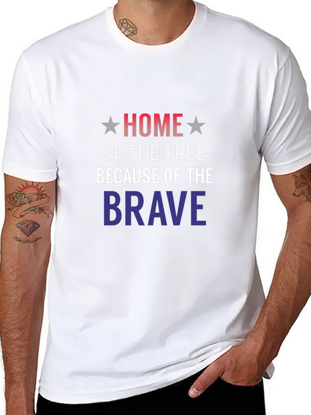 Home of the Free Patriotic T-Shirt