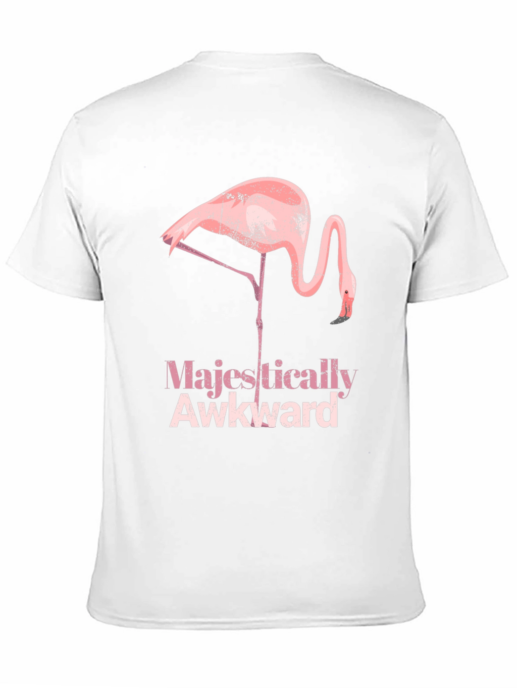 Majestically Awkward Flamingo Graphic Tee