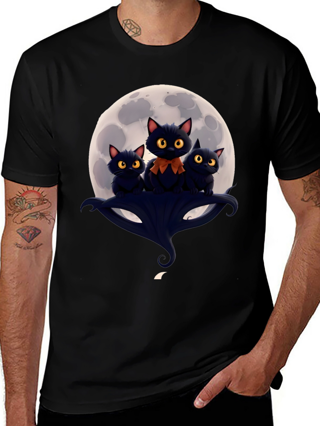 Spooky Cats Halloween T-Shirt
