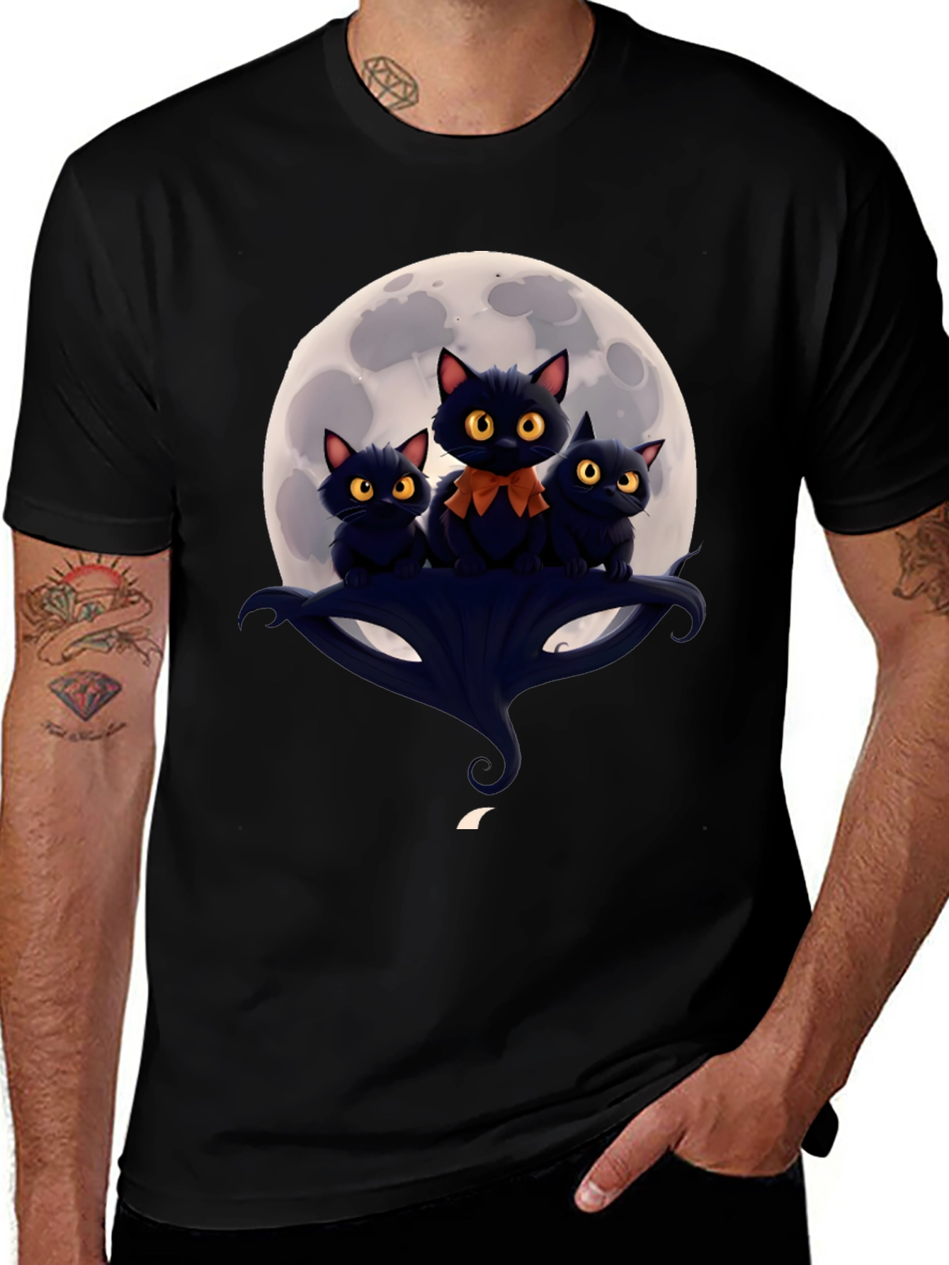 Spooky Cats Halloween T-Shirt