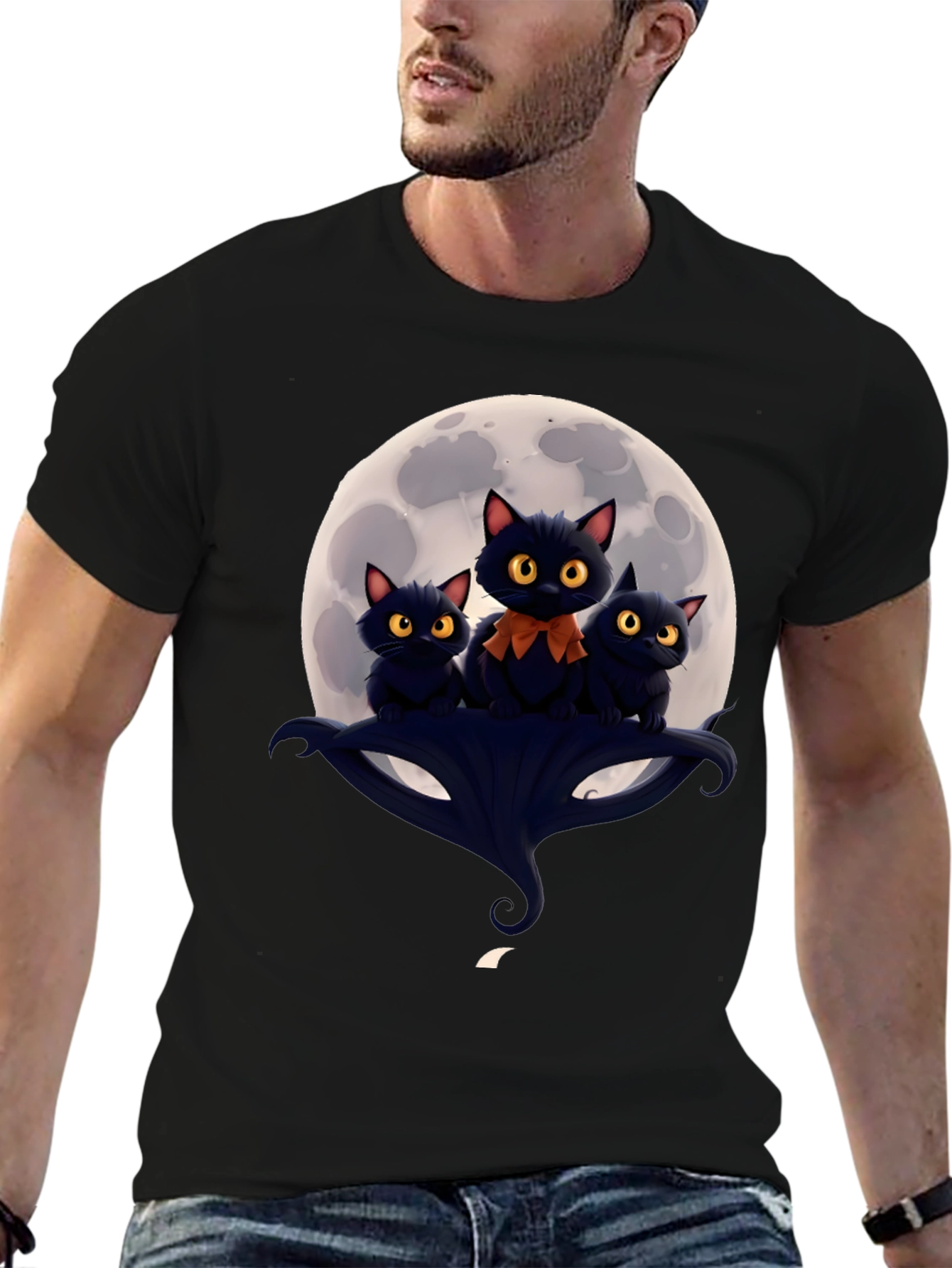 Spooky Cats Halloween T-Shirt