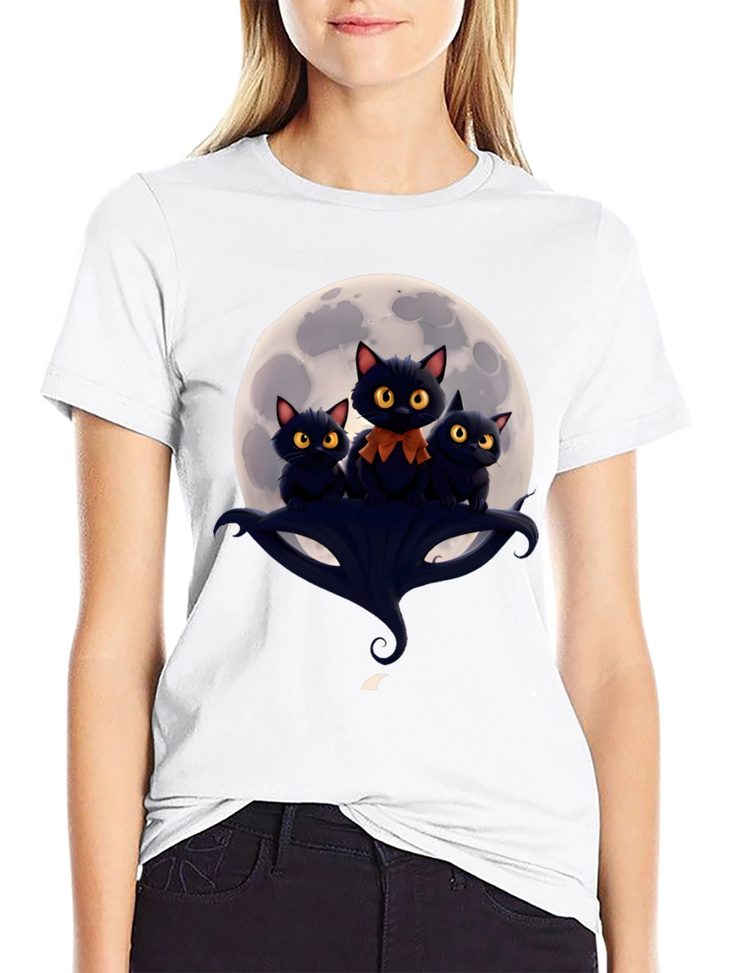 Spooky Cats Halloween T-Shirt