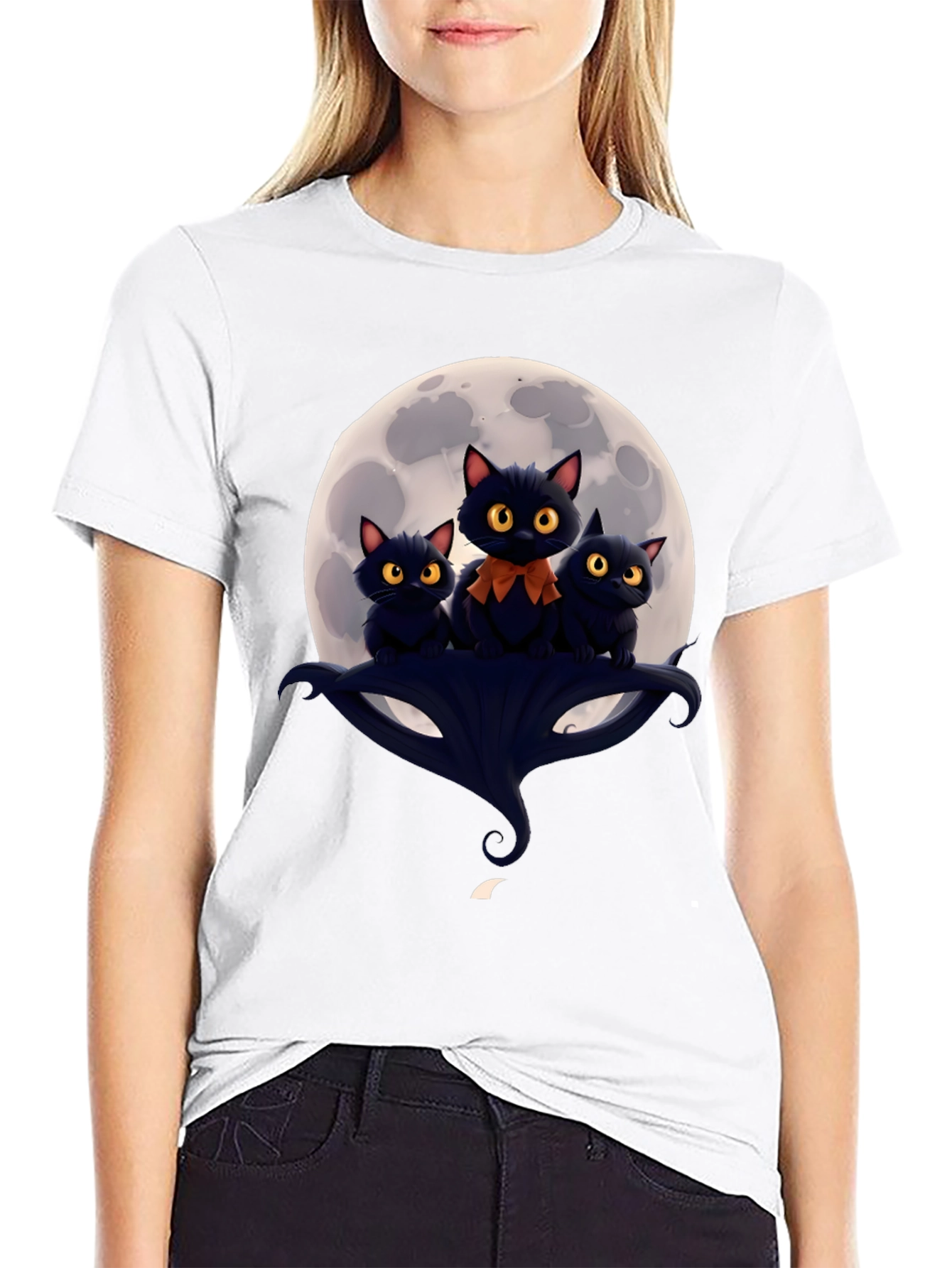 Spooky Cats Halloween T-Shirt