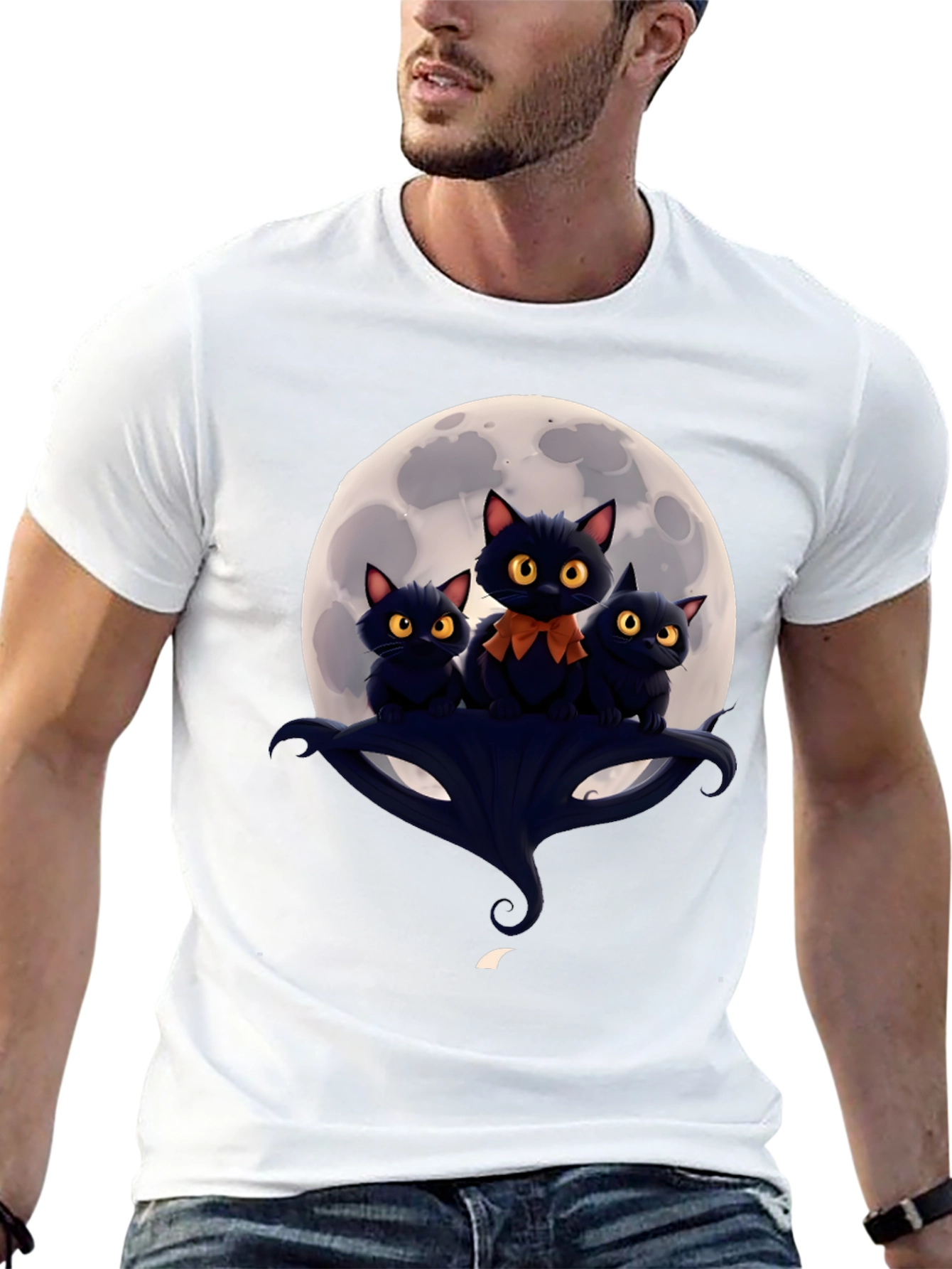Spooky Cats Halloween T-Shirt