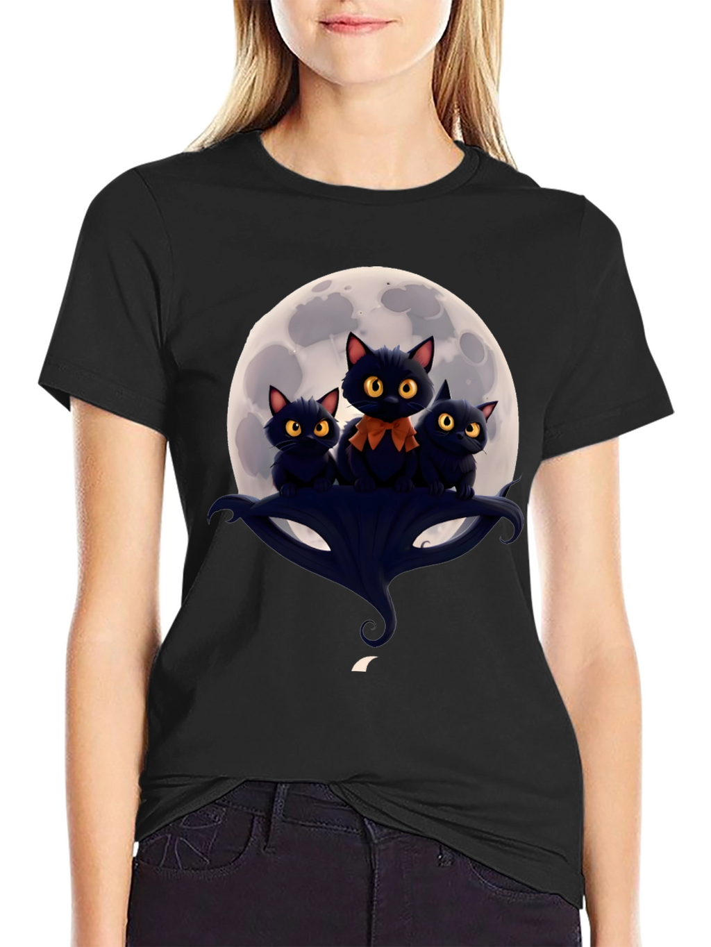 Spooky Cats Halloween T-Shirt