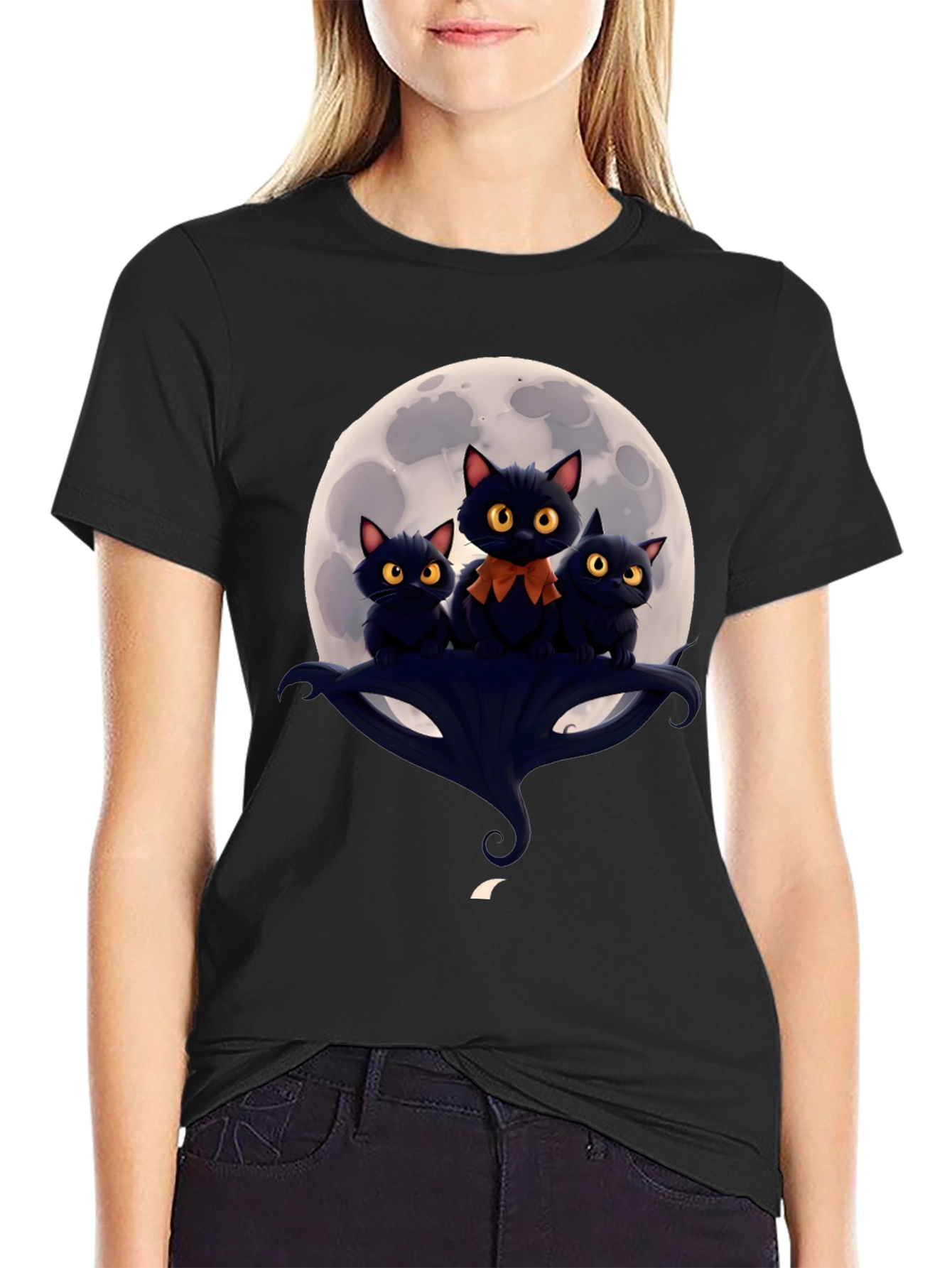 Spooky Cats Halloween T-Shirt