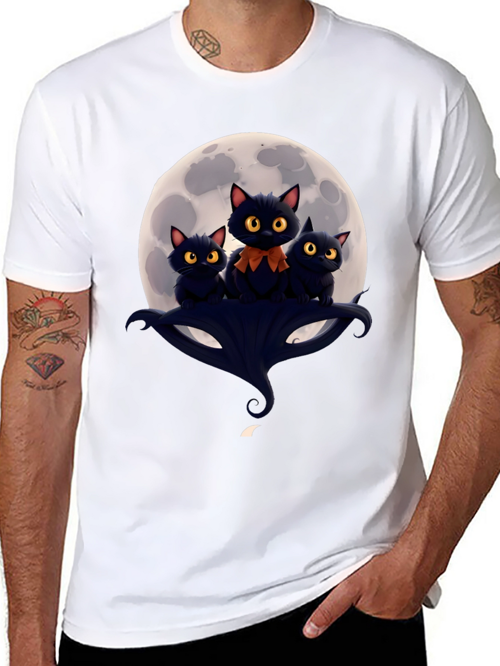 Spooky Cats Halloween T-Shirt