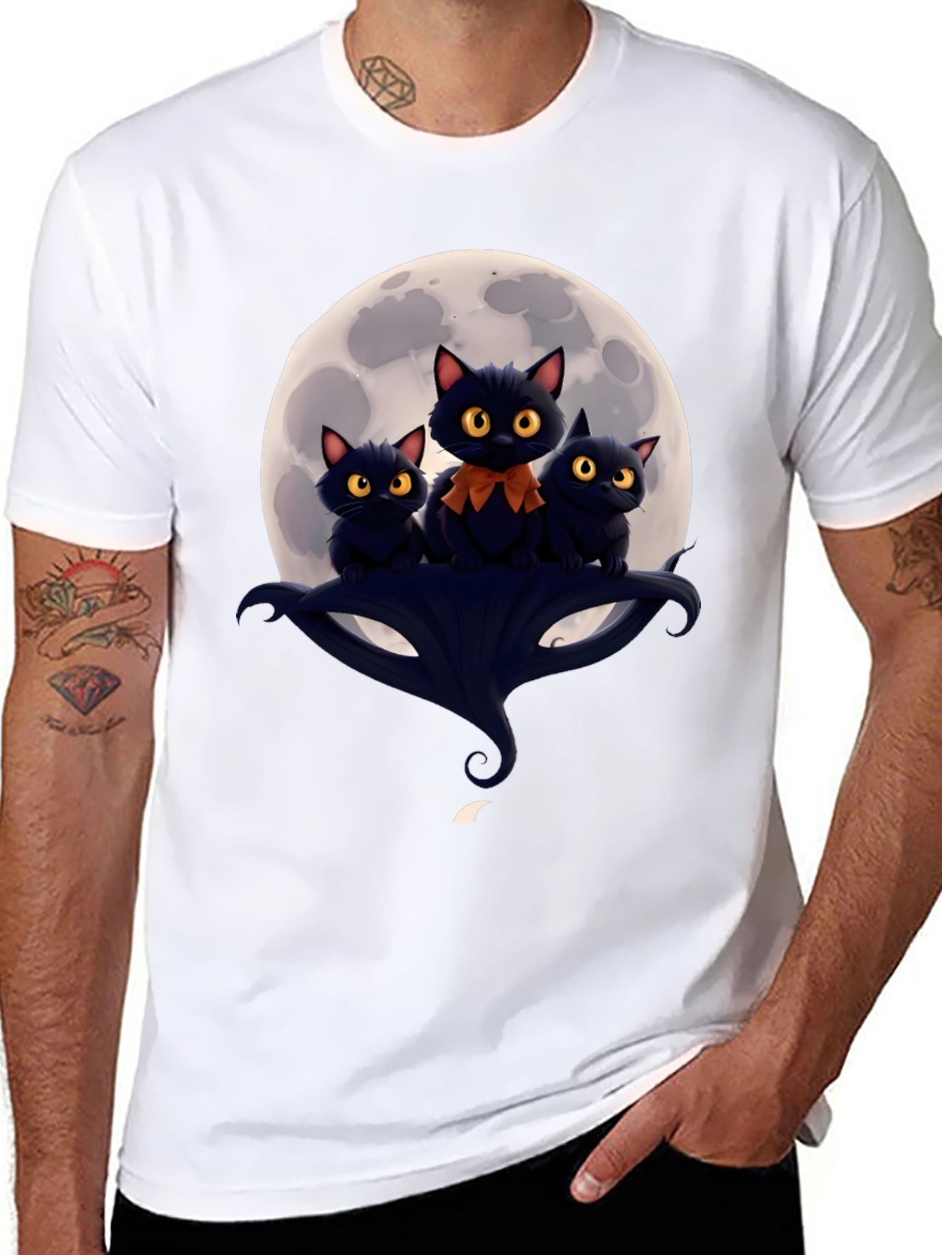 Spooky Cats Halloween T-Shirt