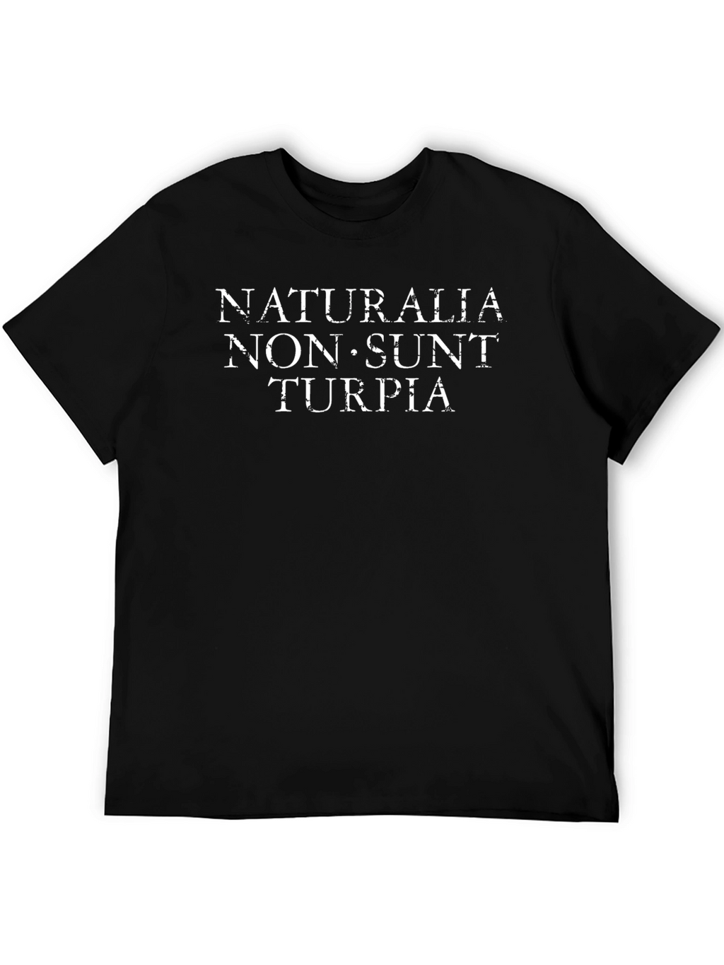 Naturalia Non Sunt Turpia Black T-Shirt