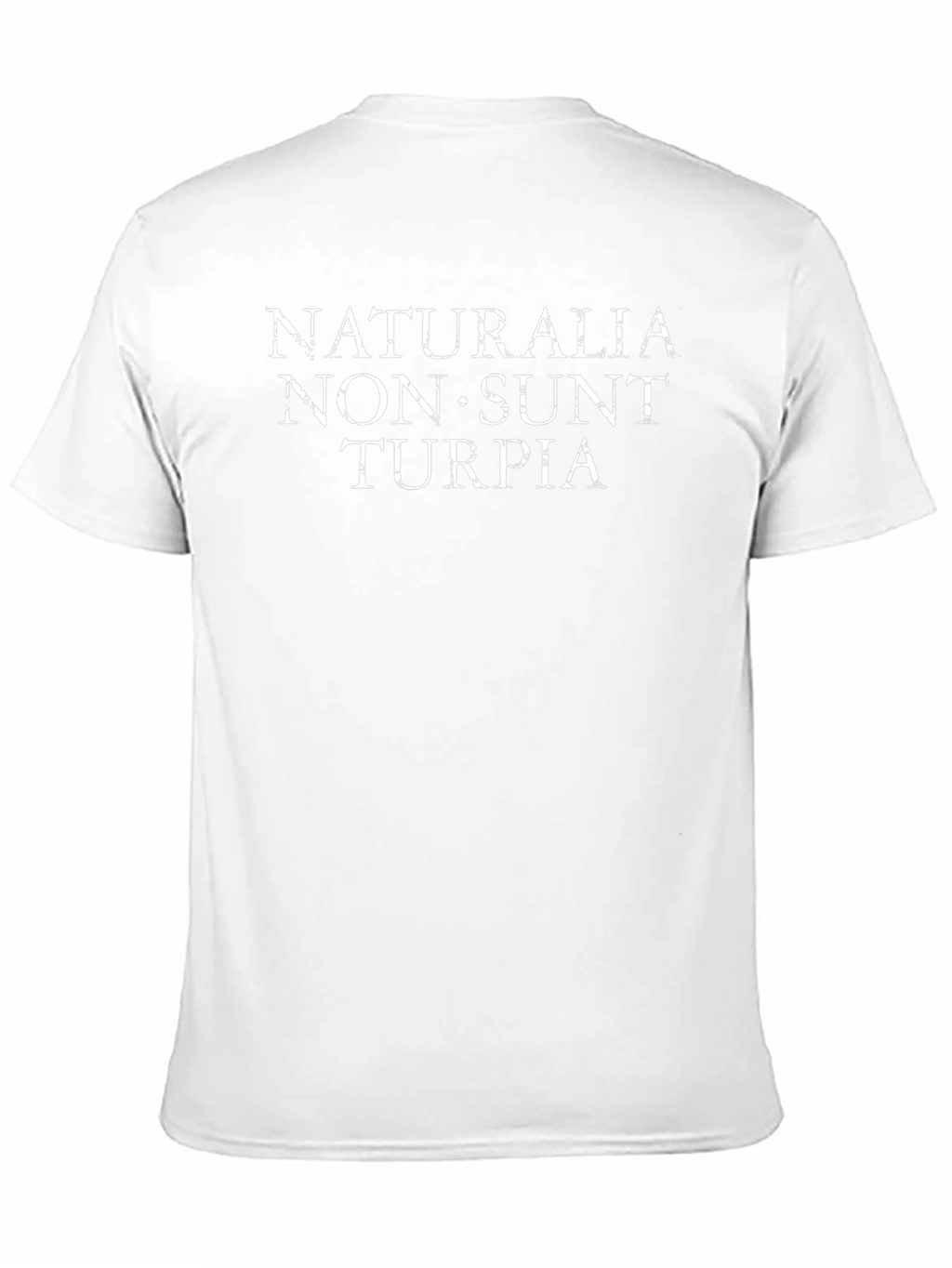 Naturalia Non Sunt Turpia Black T-Shirt