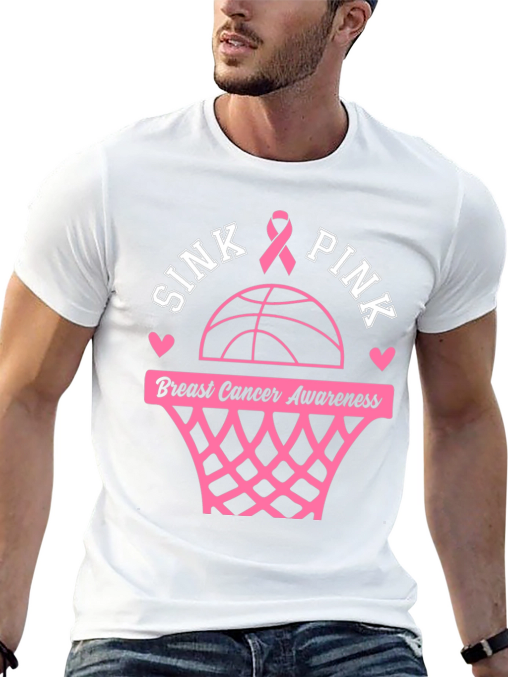 Sink Pink Breast Cancer Awareness T-Shirt