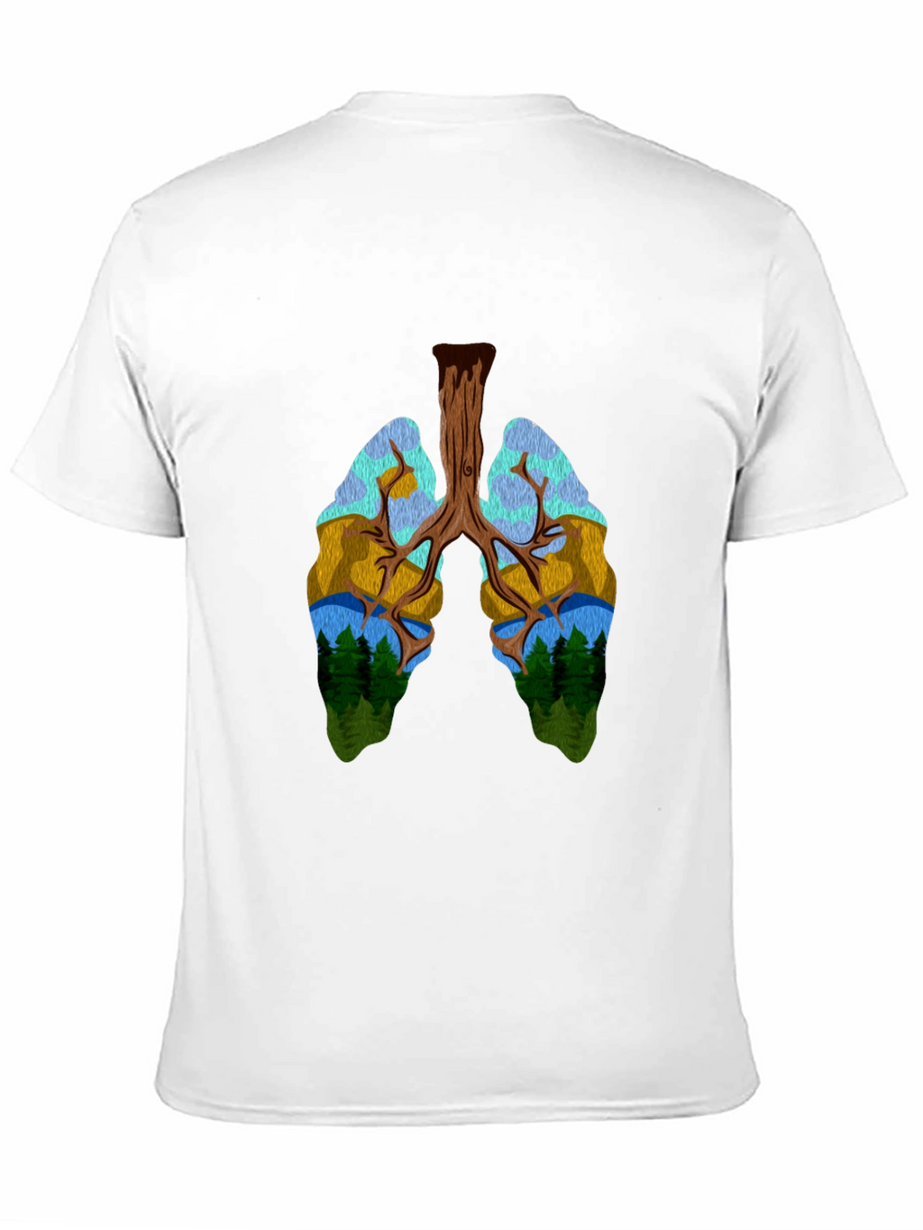 Nature Lungs Graphic T-Shirt - Unisex Design