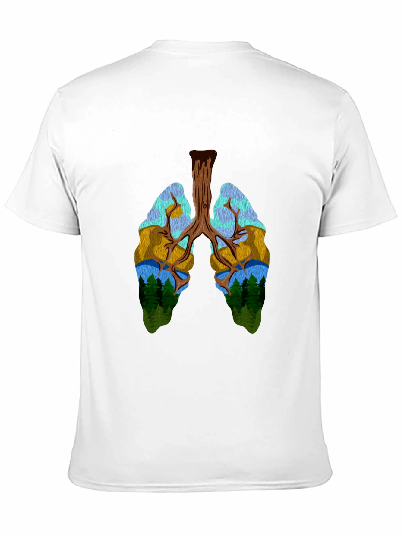 Nature Lungs Graphic T-Shirt - Unisex Design