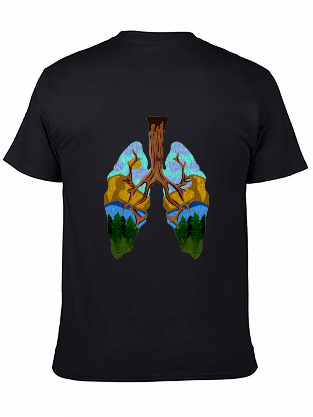 Nature Lungs Graphic T-Shirt - Unisex Design