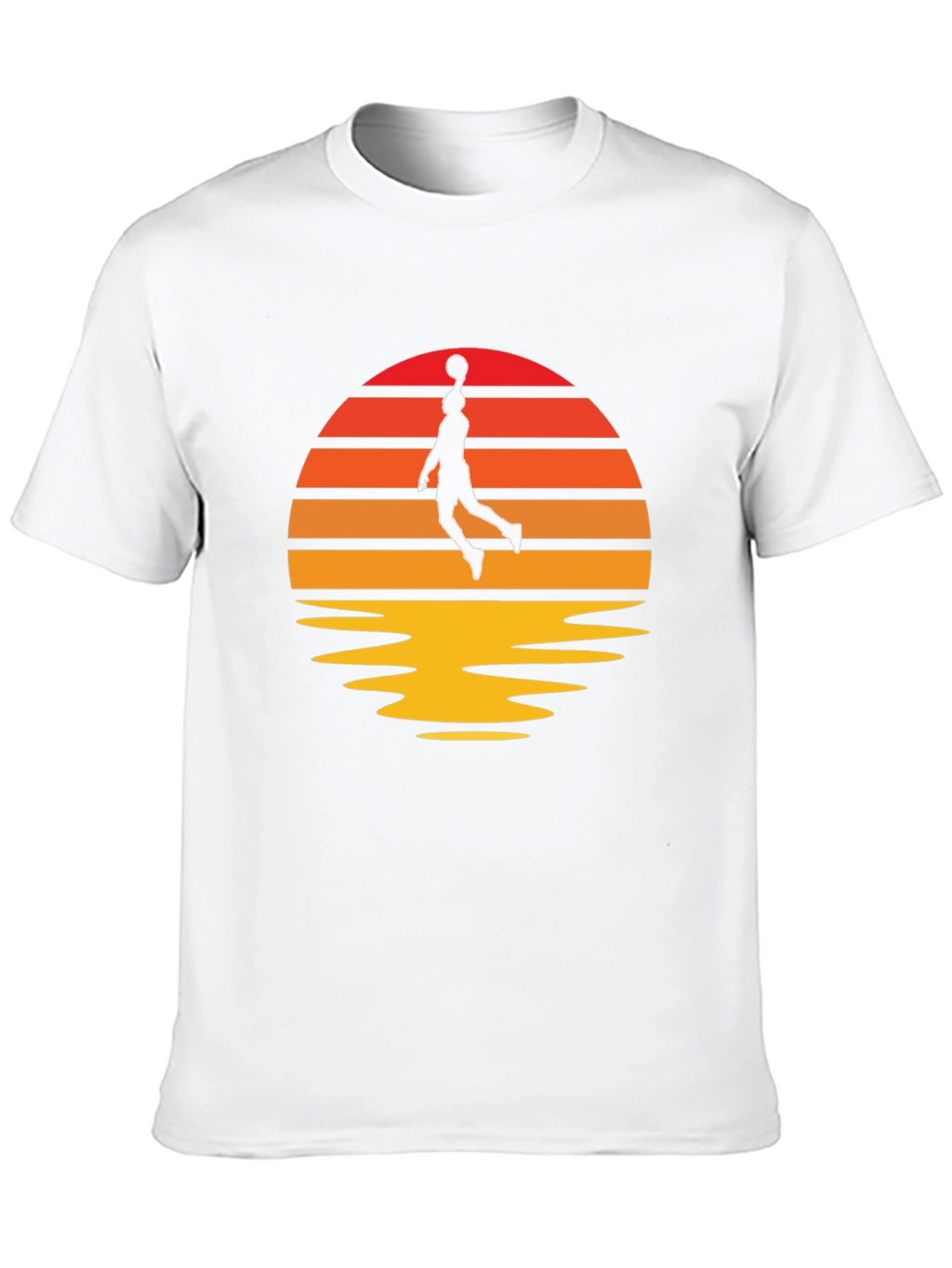 Sunset Basketball Graphic Tee
