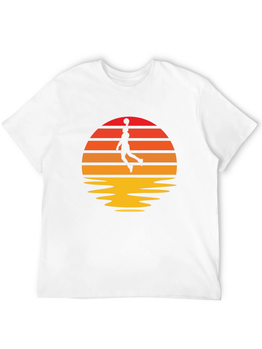 Sunset Basketball Graphic Tee