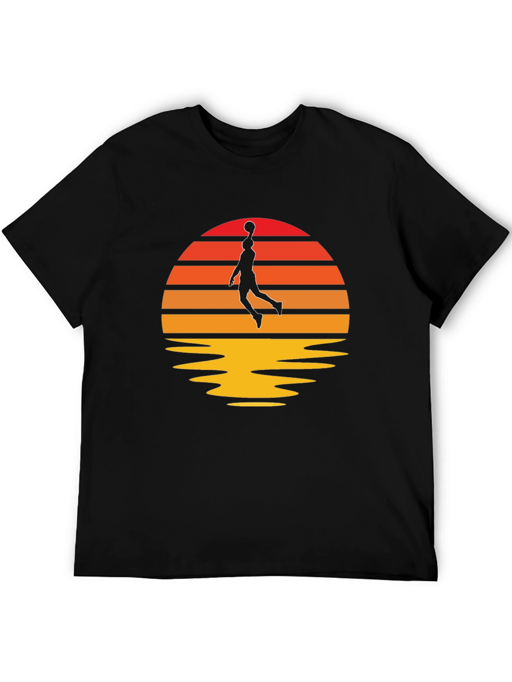 Sunset Basketball Graphic Tee